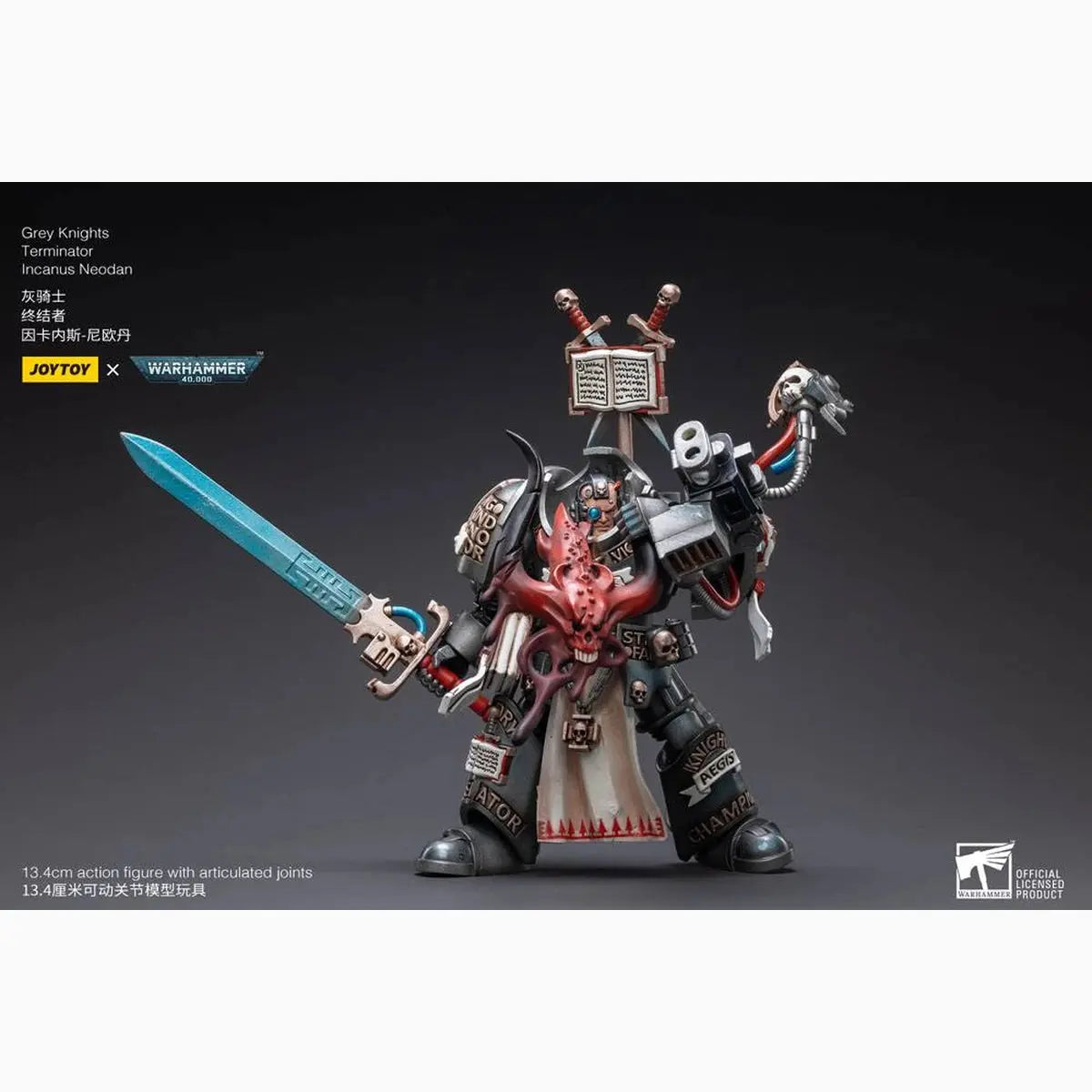Warhammer 40k figurine 1/18 Grey Knights Terminator Incanus Neodan 13 cm - Image 7