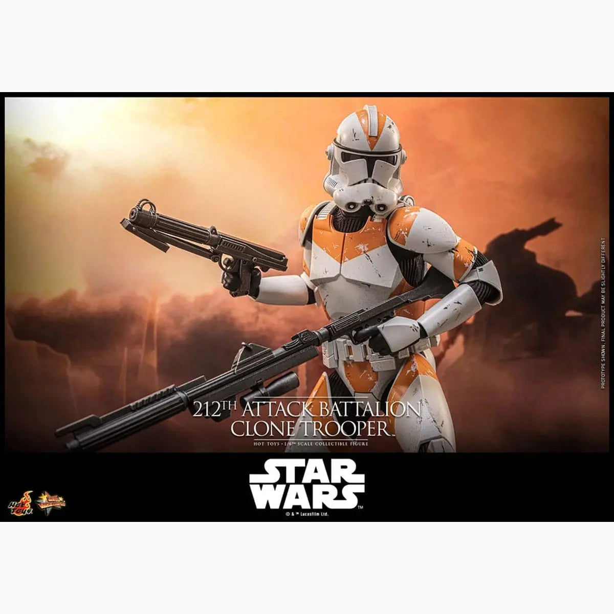 Star Wars: The Clone Wars figurine 1/6 212th Attack Battalion Clone Trooper 30 cm - Image 7