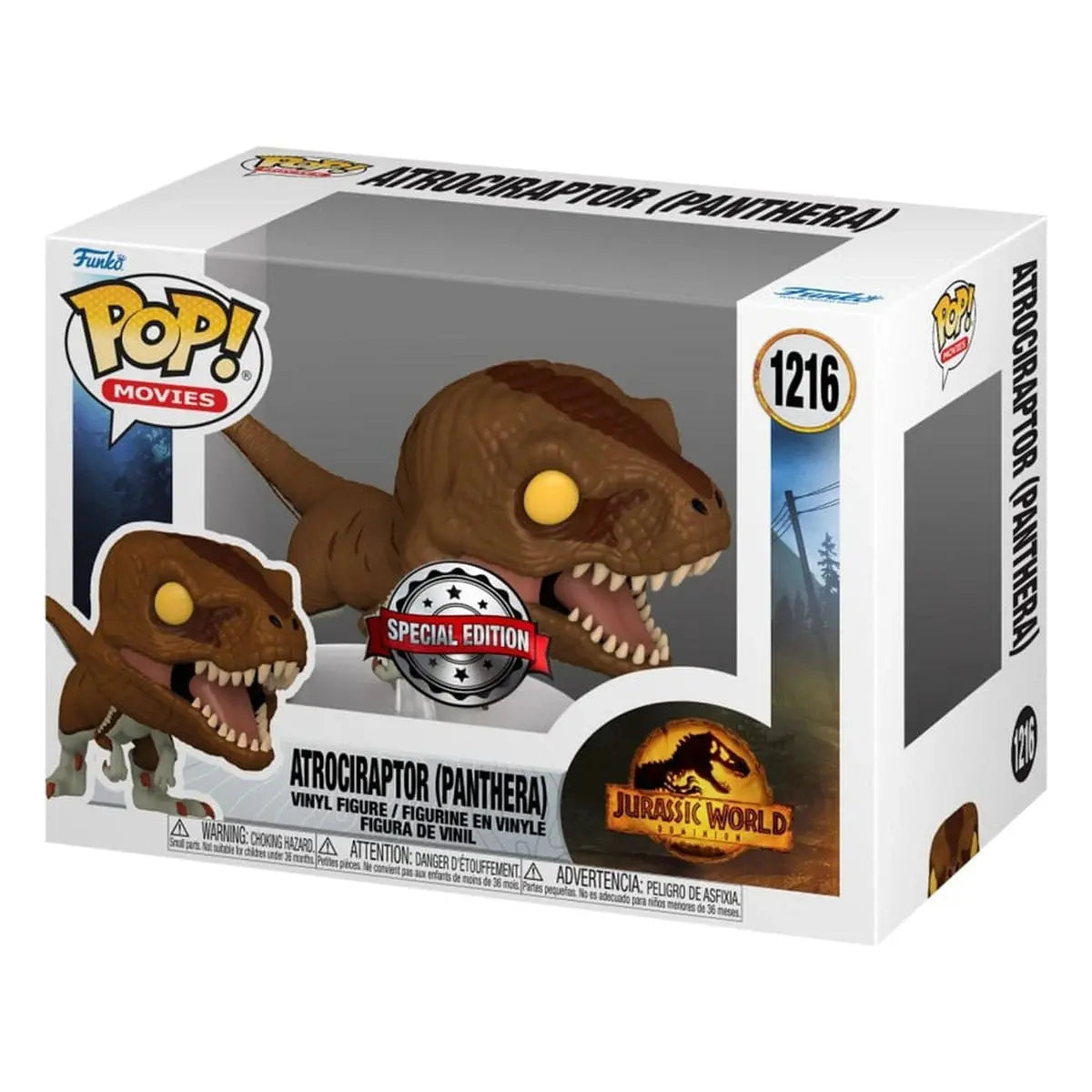 Jurassic Park POP! Movies Vinyl figurine Atrociraptor (Panthera) Exclusive 9 cm - Image 4