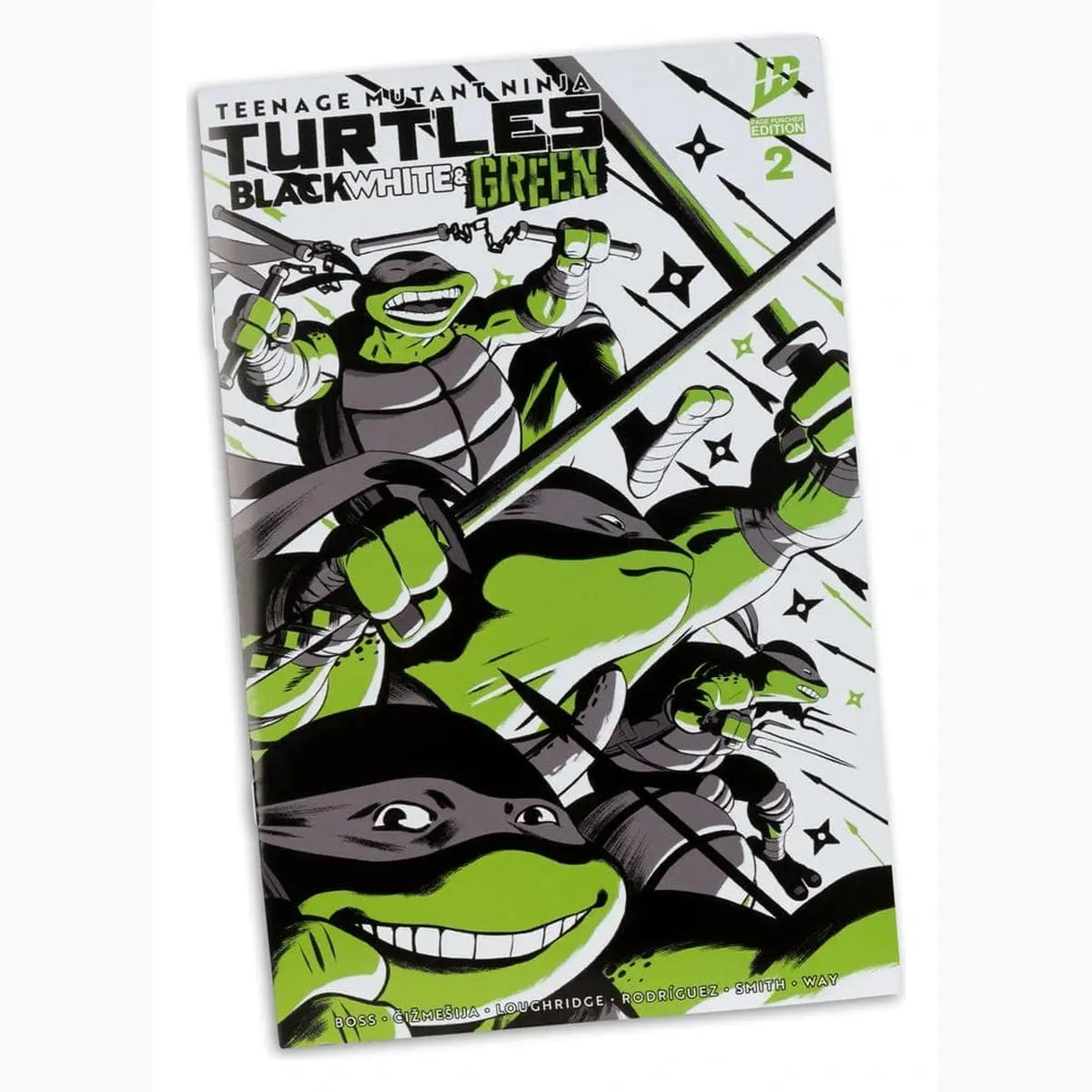 Tortues Ninja Page Punchers figurine Michelangelo (Black White & Green) (Red Platinum Edition) 13 cm - Image 7