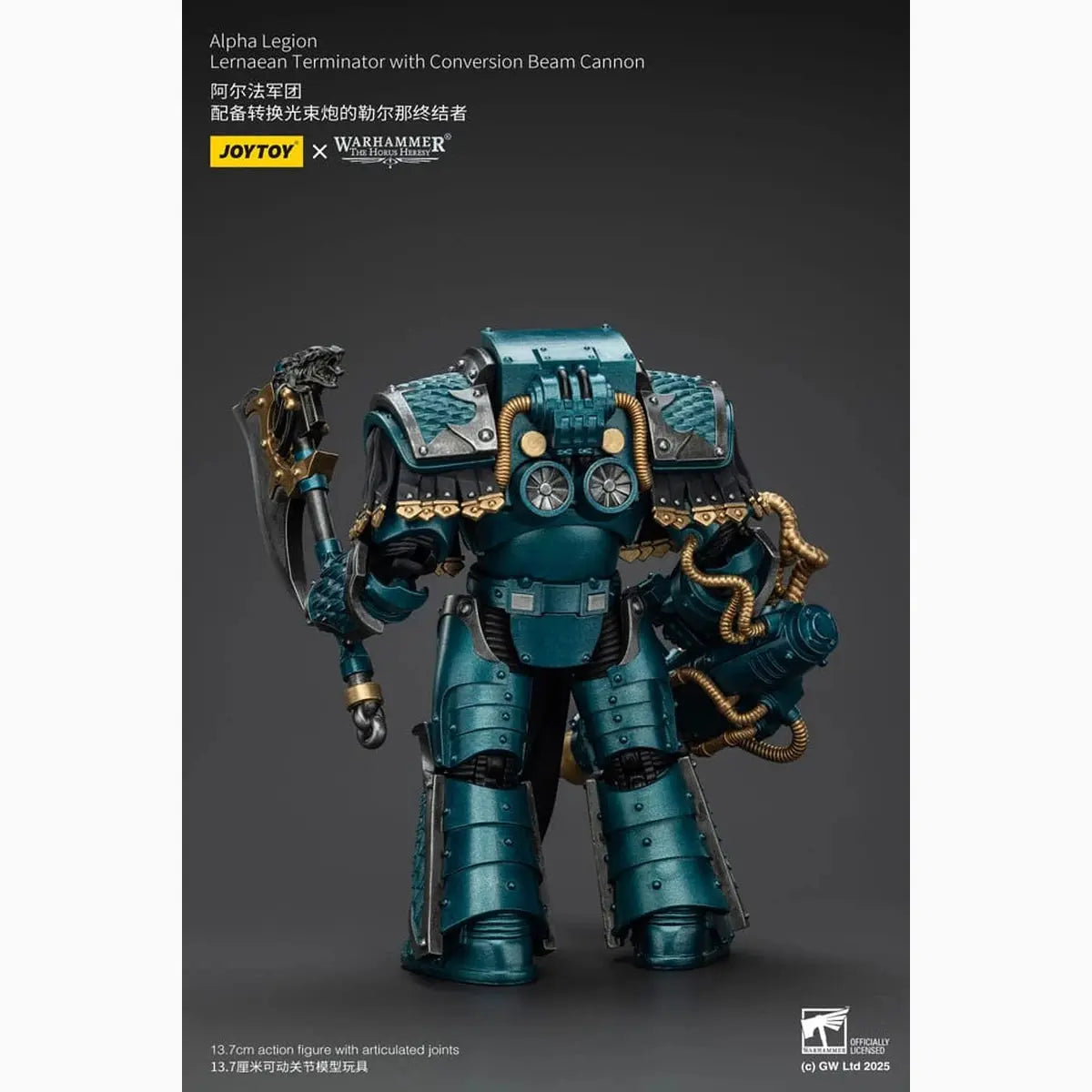 Warhammer The Horus Heresy figurine Alpha Legion Lernaean Terminator with Conversion Beam Cannon 20 cm - Image 7