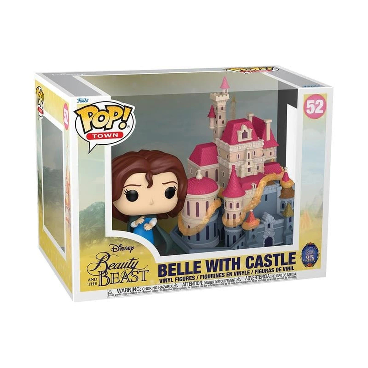 Disney Pop Town Beauty & The Beast Castle & Belle - Image 1