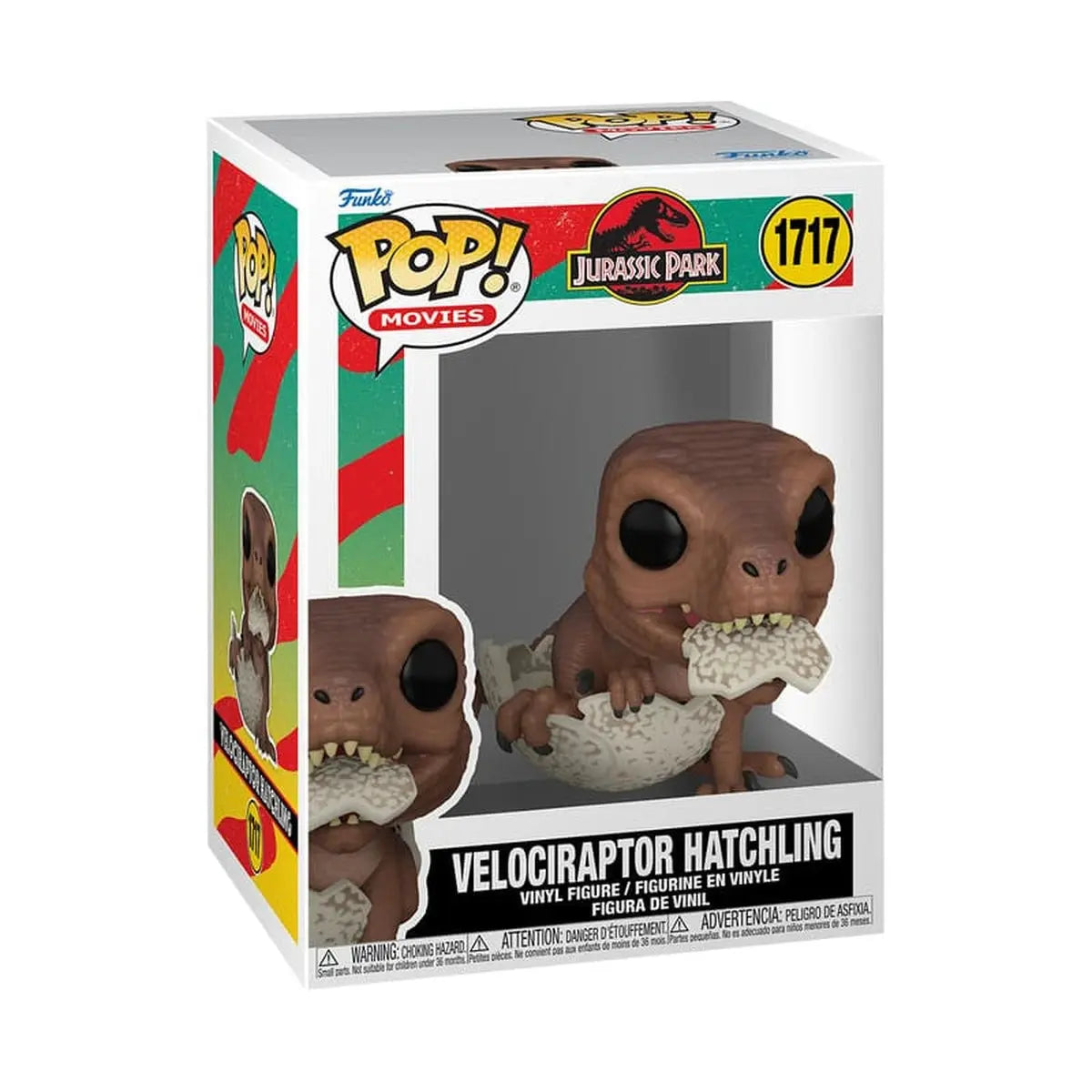 Jurassic Park Hatchling POP! Movies Vinyl figurine Velociraptor 9 cm - Image 4