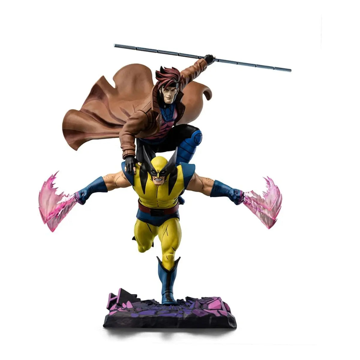 Marvel statuette 1/10 Deluxe Art Scale X-Men´97 Gambit & Wolverine 29 cm - Image 3