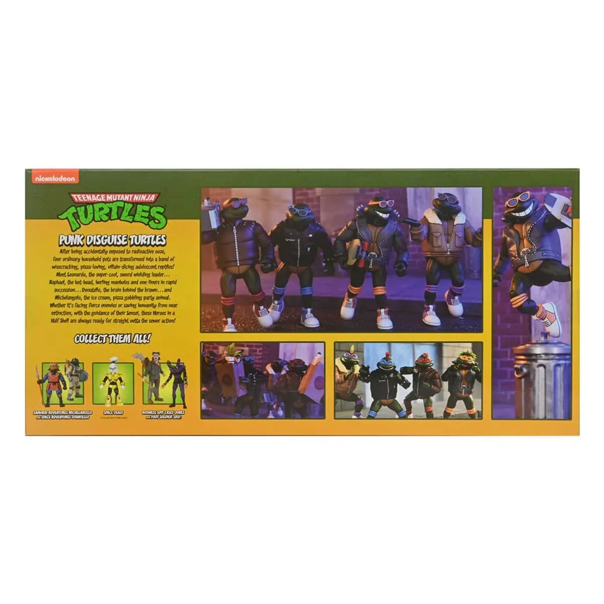 Tortues Ninja (Cartoon) figurines Pack de 4 Punk Turtles 18 cm - Image ajoutée 12