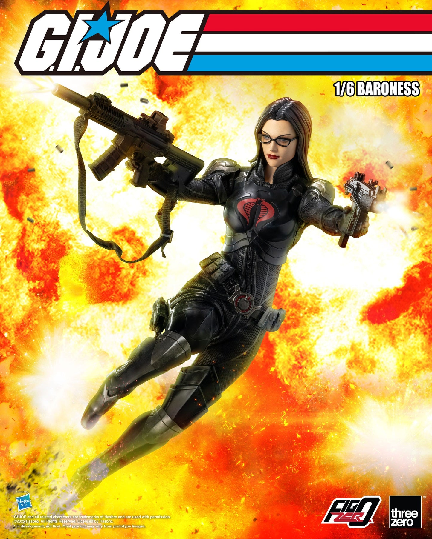 Baroness G.I.JOE figurine FigZero 30cm ThreeZero
