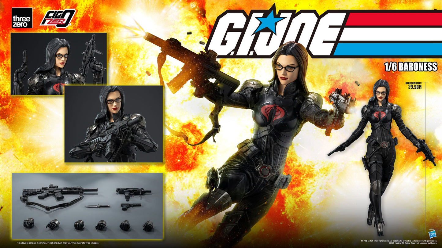 Baroness G.I.JOE figurine FigZero 30cm ThreeZero