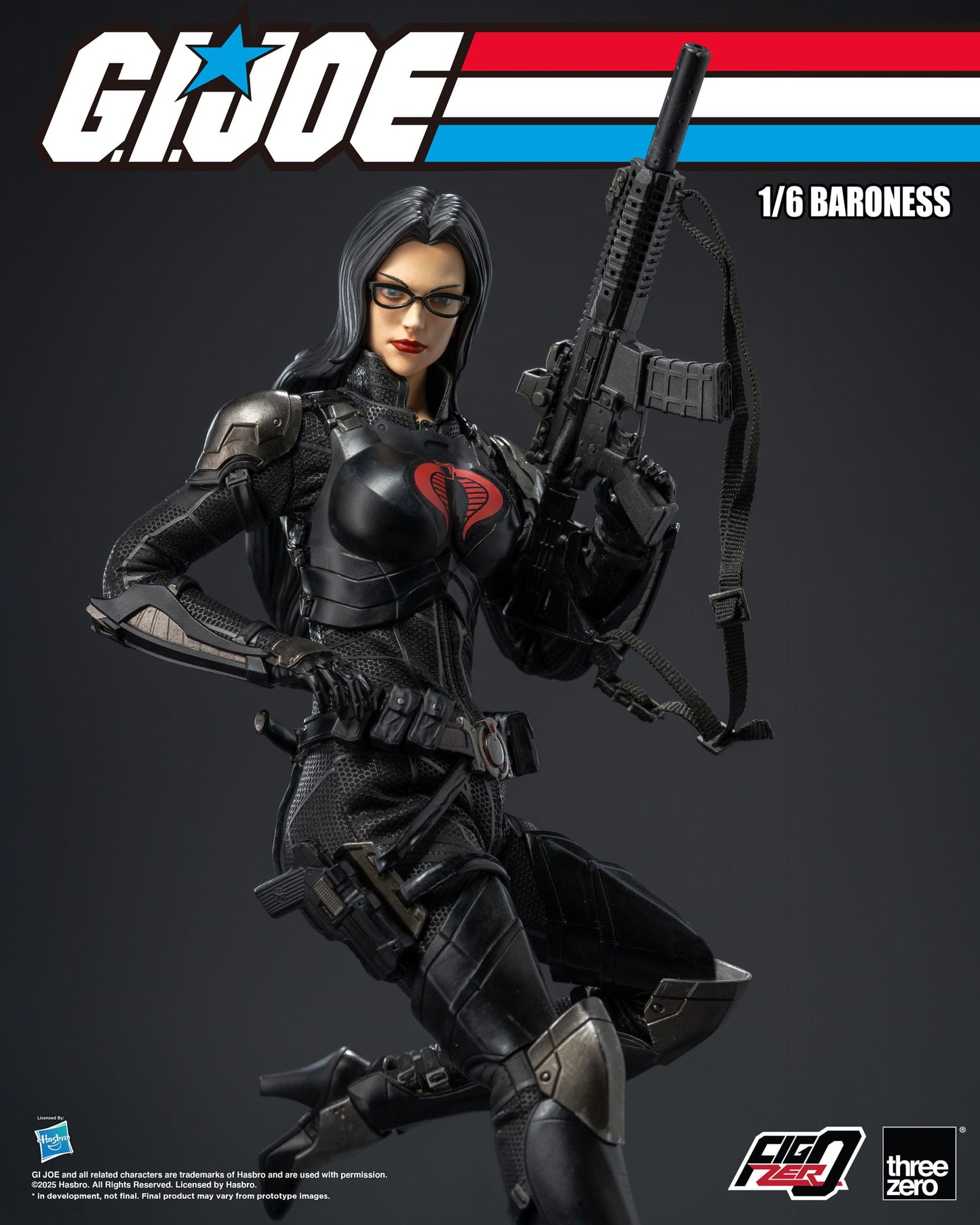 Baroness G.I.JOE figurine FigZero 30cm ThreeZero