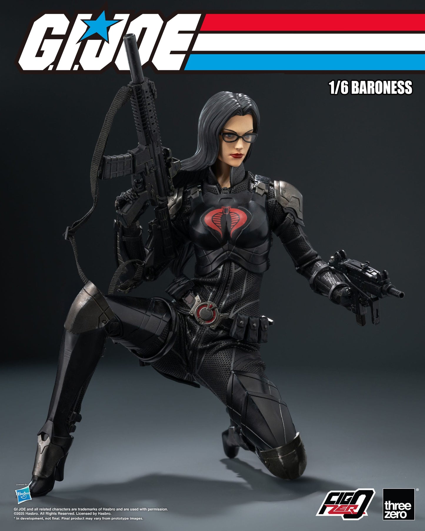 Baroness G.I.JOE figurine FigZero 30cm ThreeZero