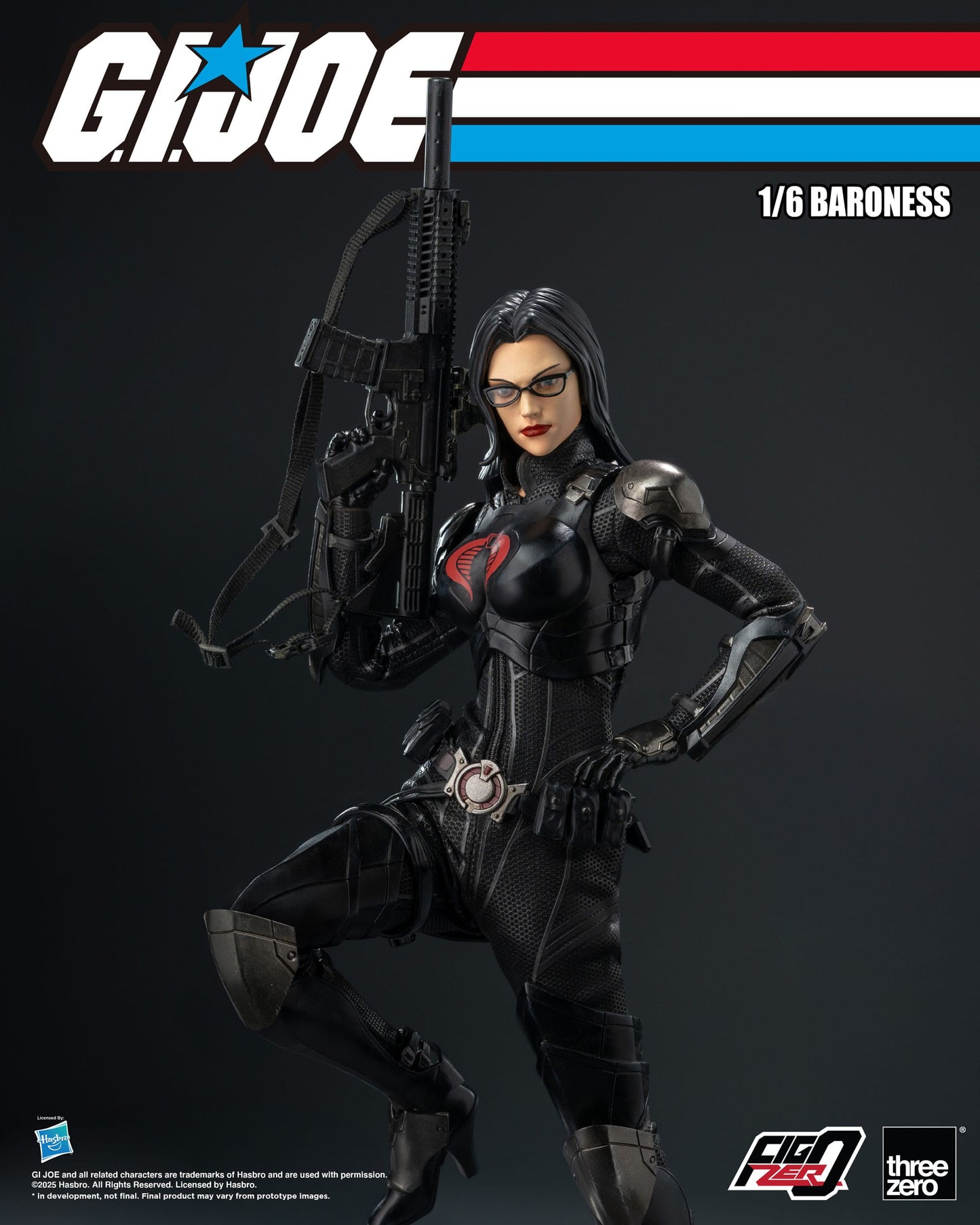 Baroness G.I.JOE figurine FigZero 30cm ThreeZero