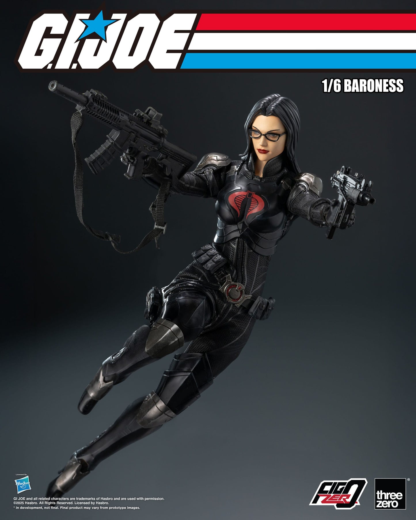 Baroness G.I.JOE figurine FigZero 30cm ThreeZero