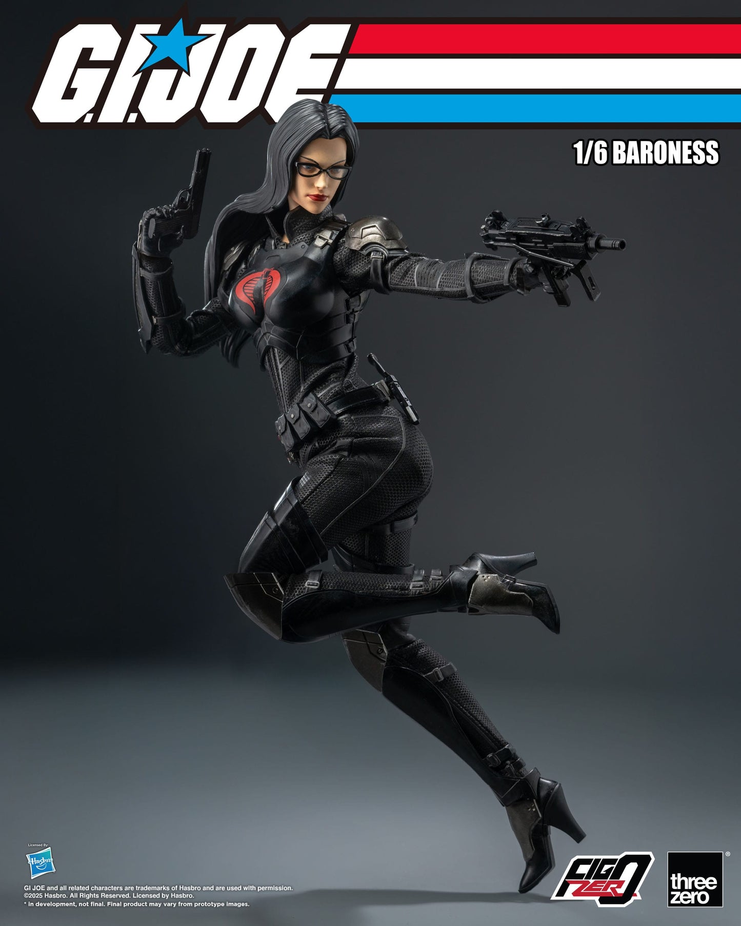 Baroness G.I.JOE figurine FigZero 30cm ThreeZero