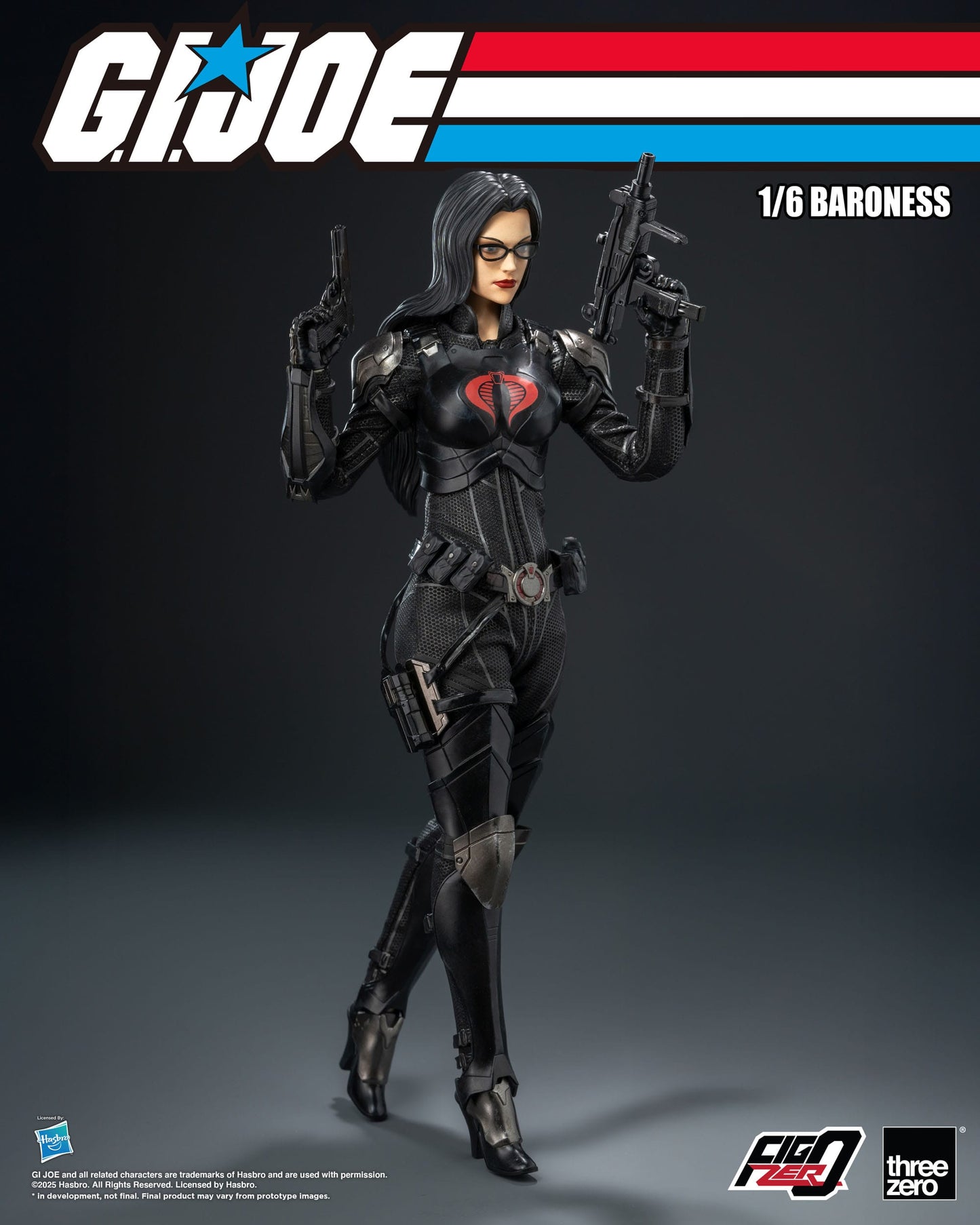 Baroness G.I.JOE figurine FigZero 30cm ThreeZero