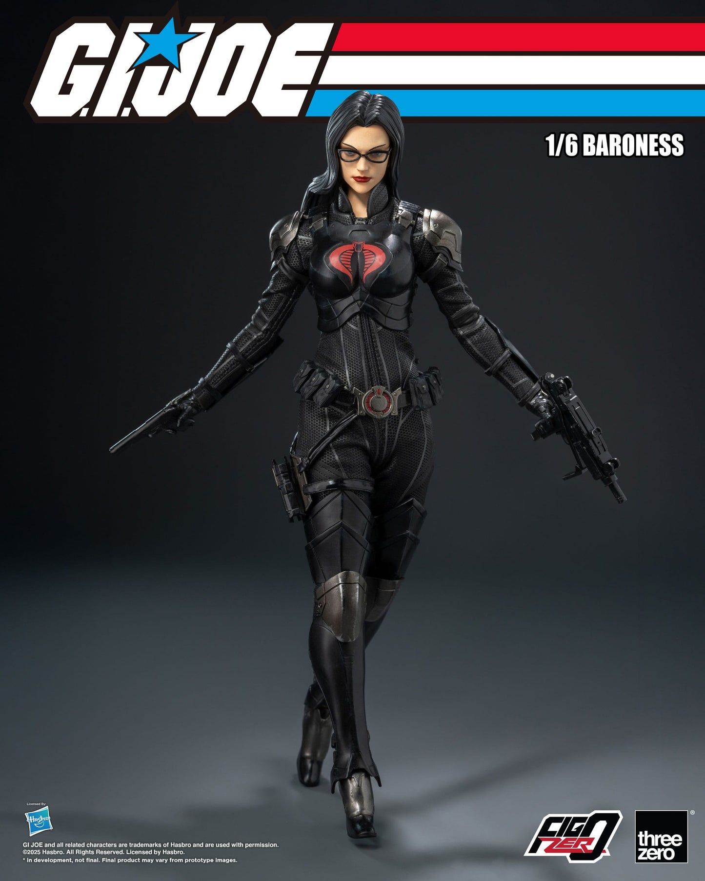 Baroness G.I.JOE figurine FigZero 30cm ThreeZero