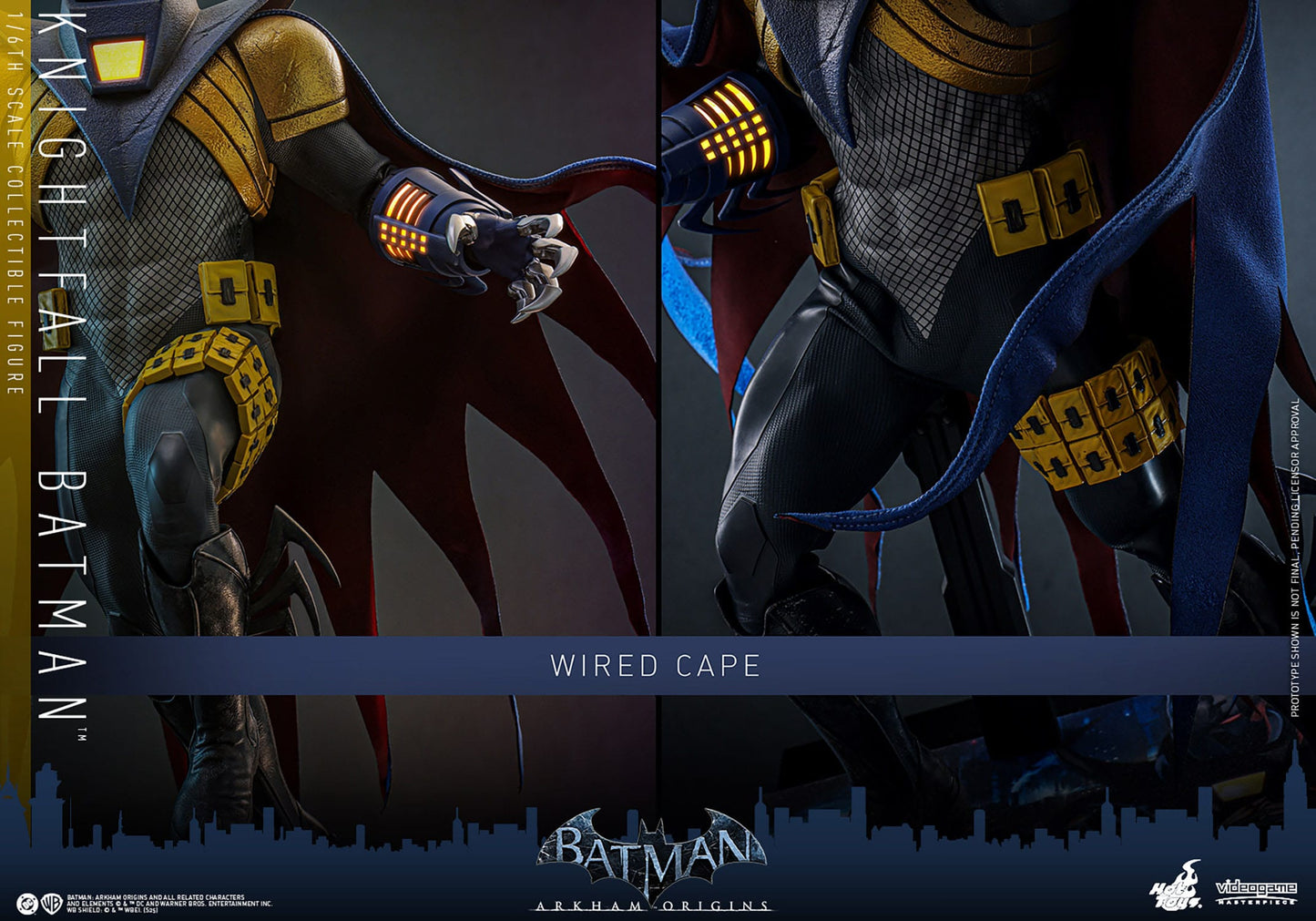 Batman: Arkham Origins figurine Videogame Masterpiece 1/6 Knightfall Batman 32 cm - Rue Du Retro