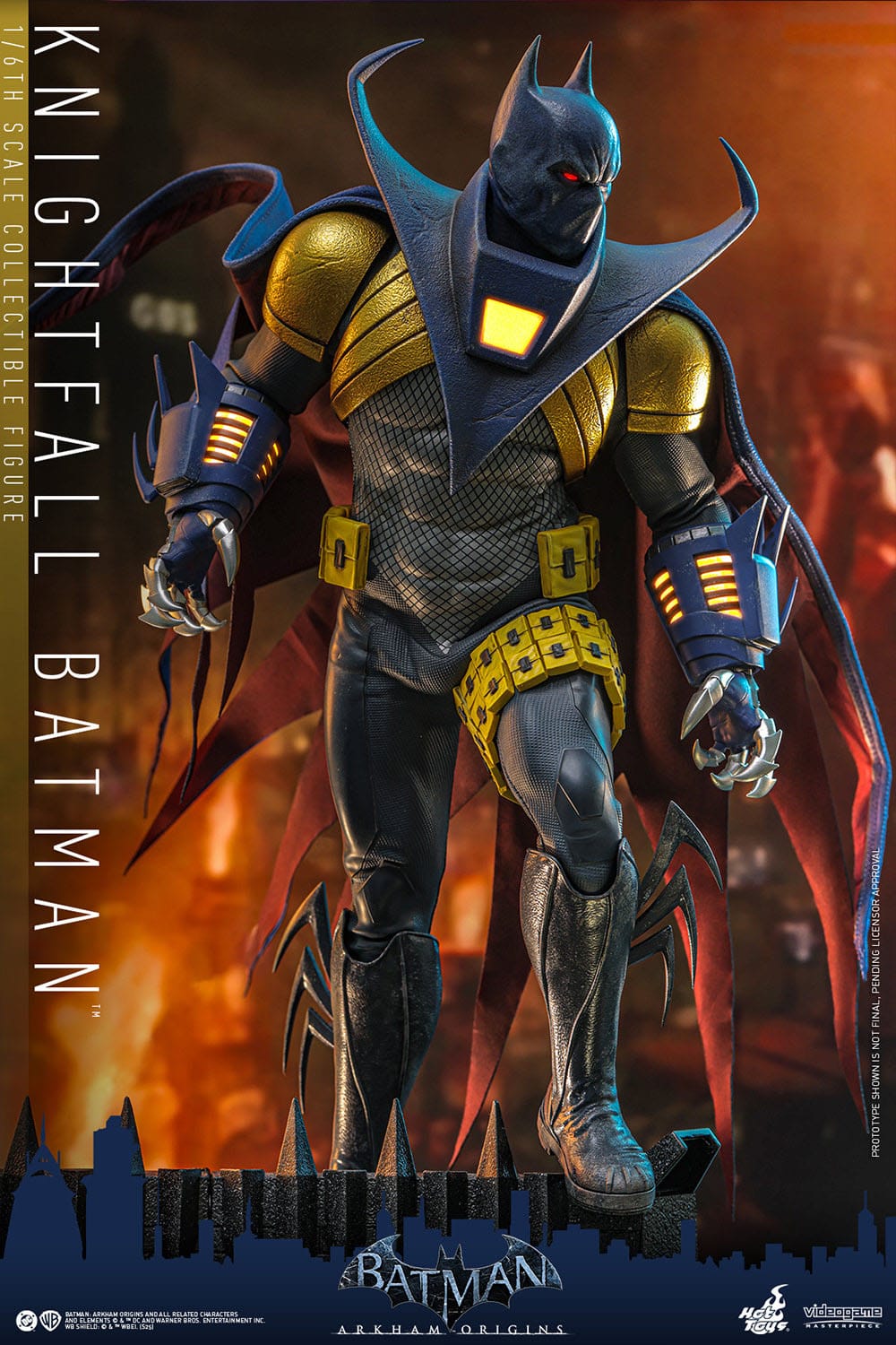Batman: Arkham Origins figurine Videogame Masterpiece 1/6 Knightfall Batman 32 cm - Rue Du Retro