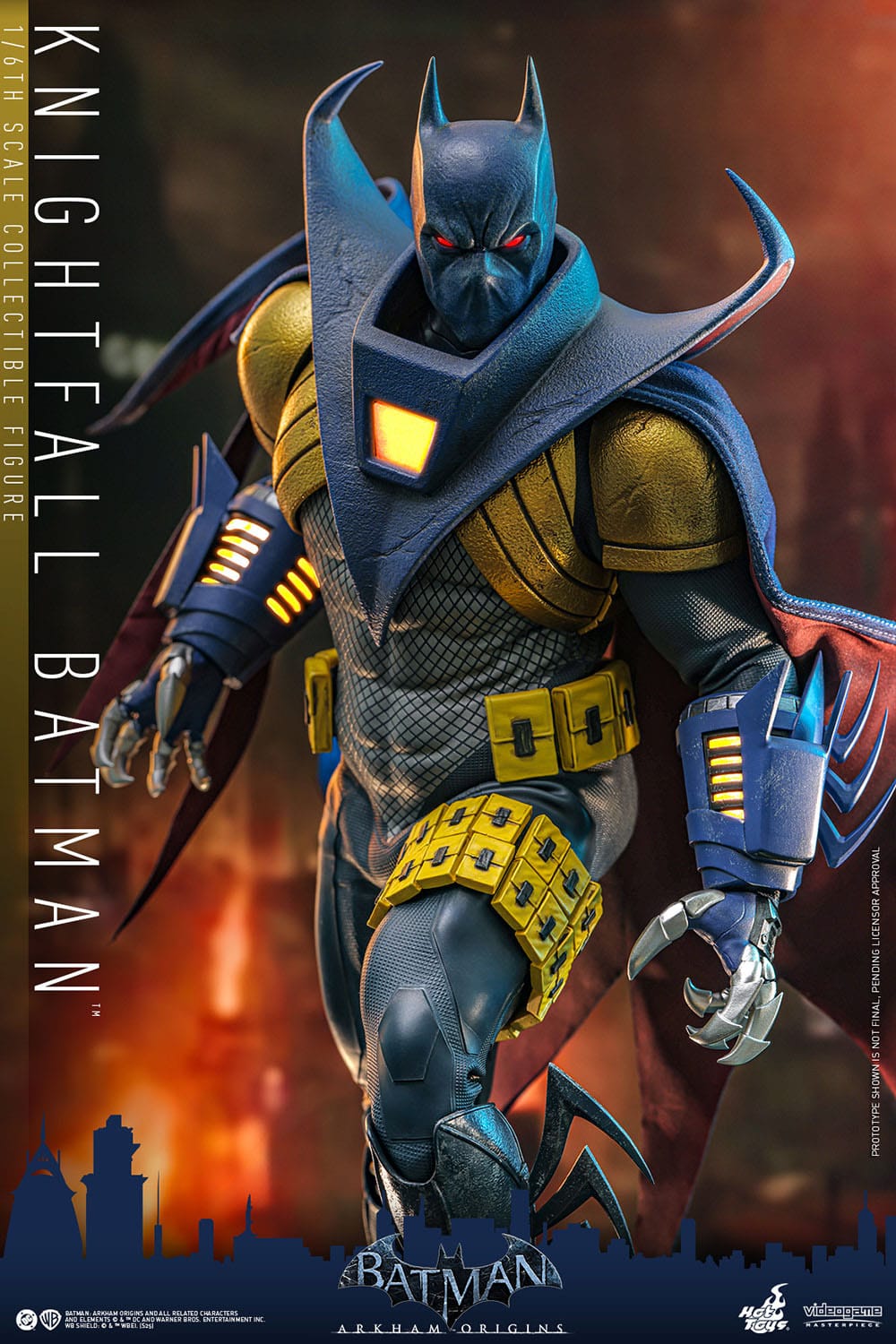 Batman: Arkham Origins figurine Videogame Masterpiece 1/6 Knightfall Batman 32 cm - Rue Du Retro