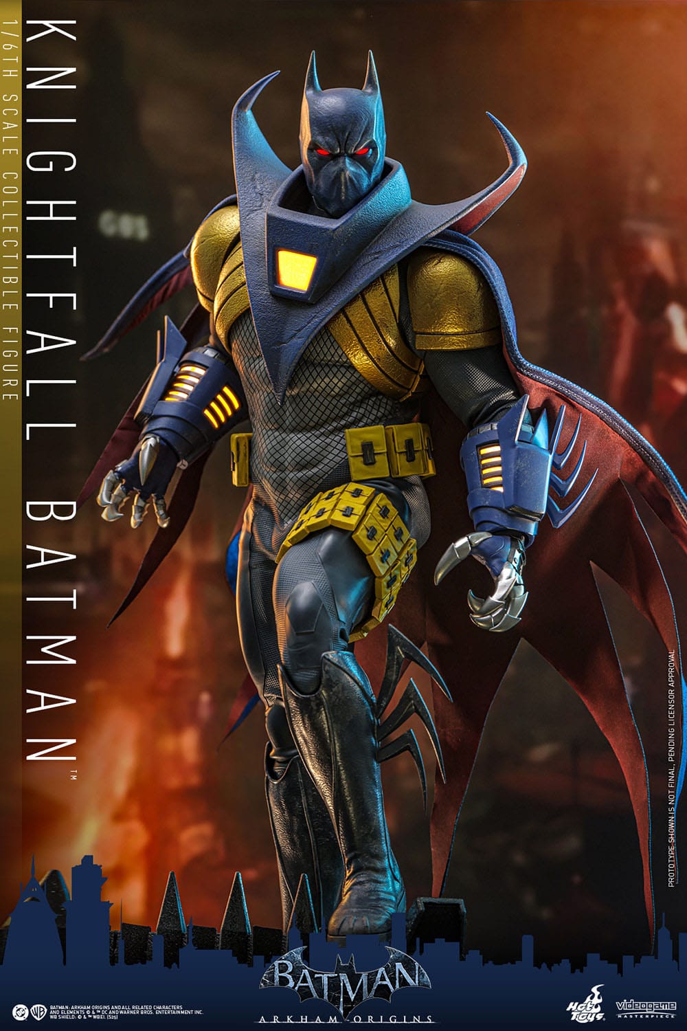Batman: Arkham Origins figurine Videogame Masterpiece 1/6 Knightfall Batman 32 cm - Rue Du Retro