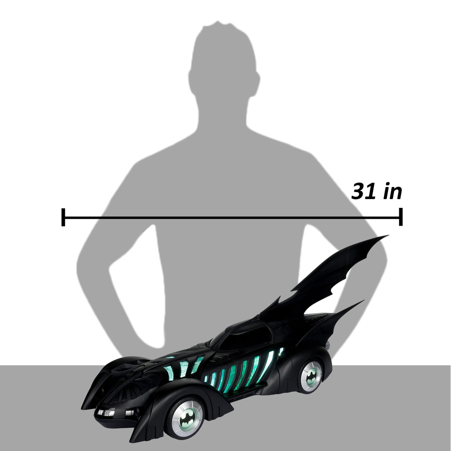 Batman Forever DC Multiverse Batmobile et figurine Alfred Pennyworth 79cm Rue Du Retro