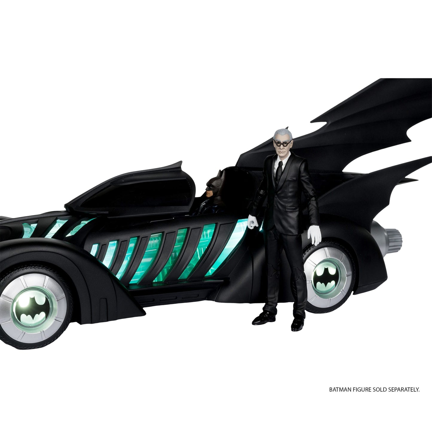 Batman Forever DC Multiverse Batmobile et figurine Alfred Pennyworth 79cm Rue Du Retro