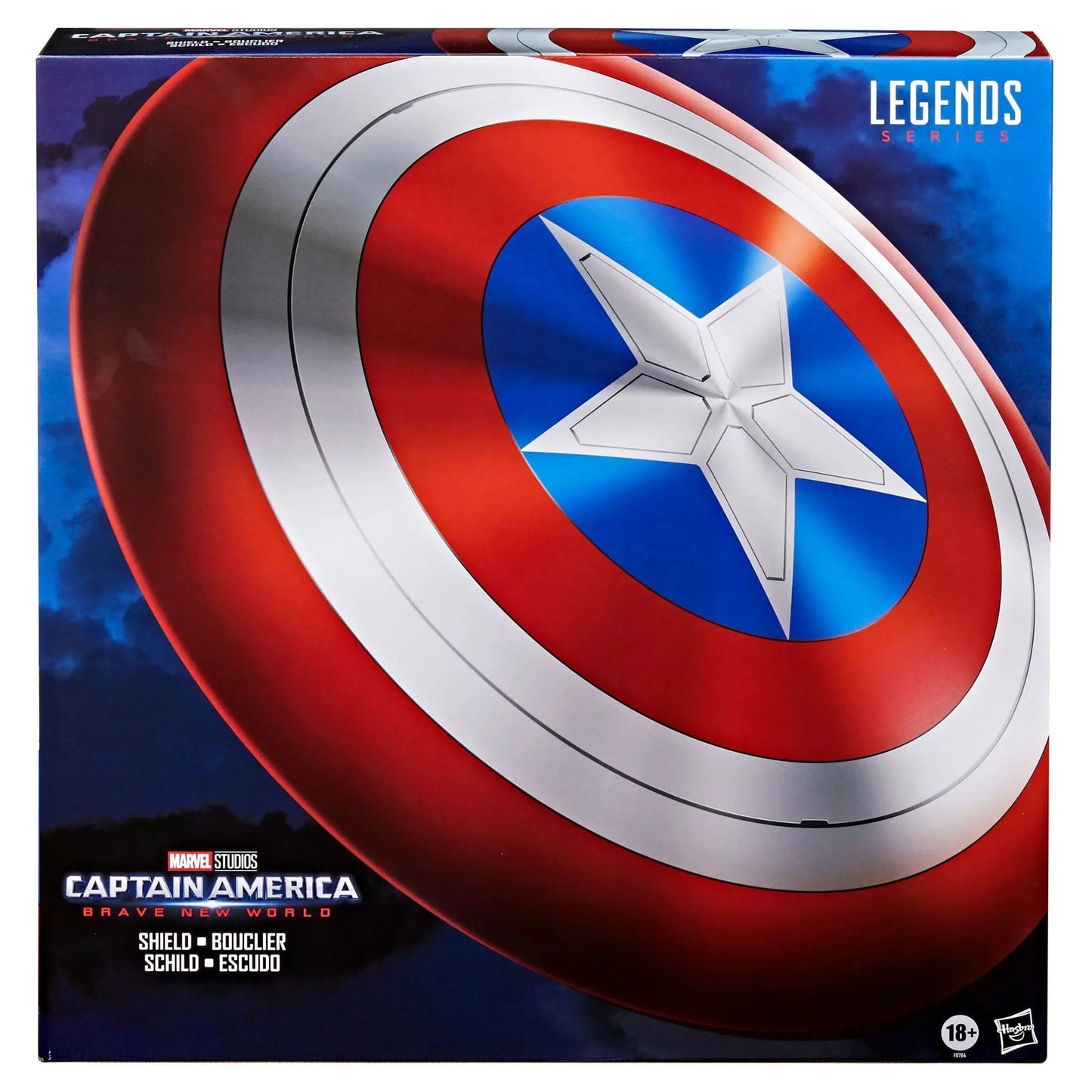 Captain America Bouclier Brave New World Marvel Legends Role-Play premium 60cm Hasbro