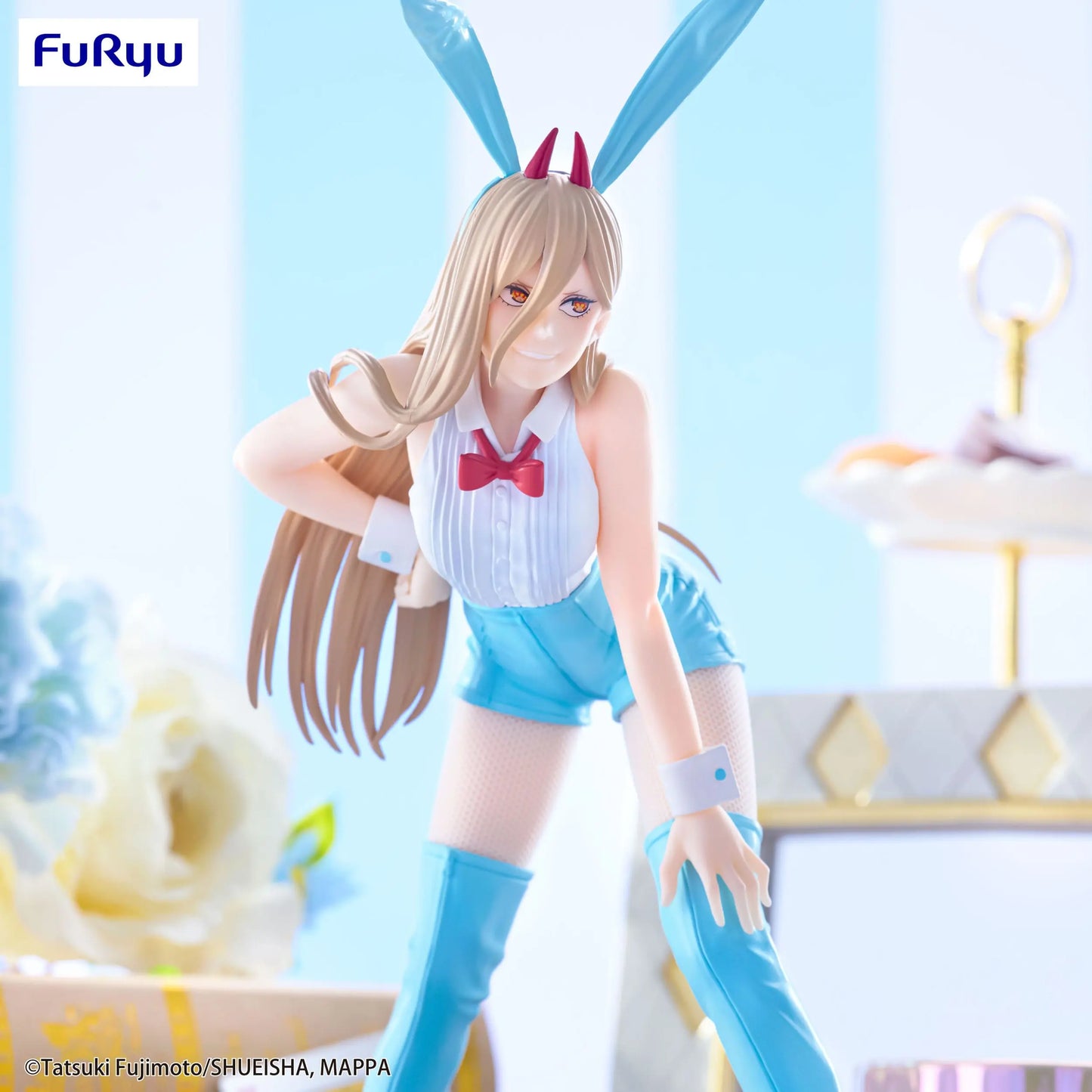 Chainsaw Man statuette PVC BiCute Bunnies Power Light Blue Color Ver. 30 cm - Rue Du Retro