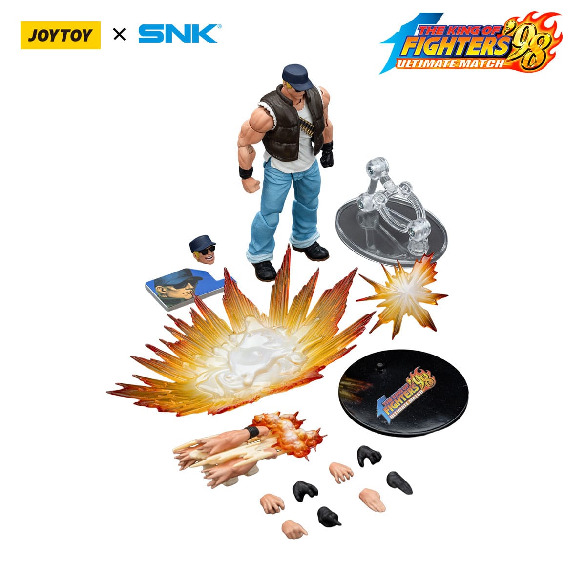 Clark Still King Of Fighters '98 figurine Hero Team 12 cm - Rue Du Retro