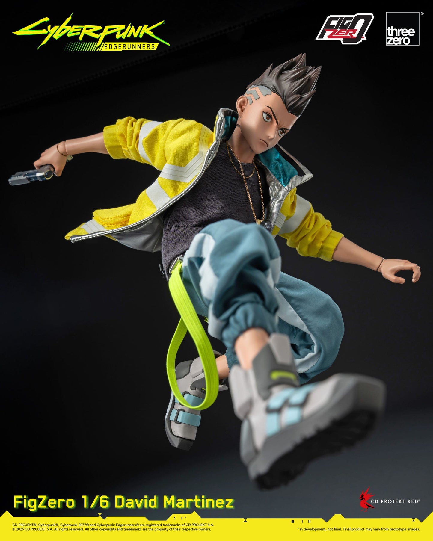 David Martinez Cyberpunk Edgerunners figurine FigZero 1/6 28cm - Rue Du Retro