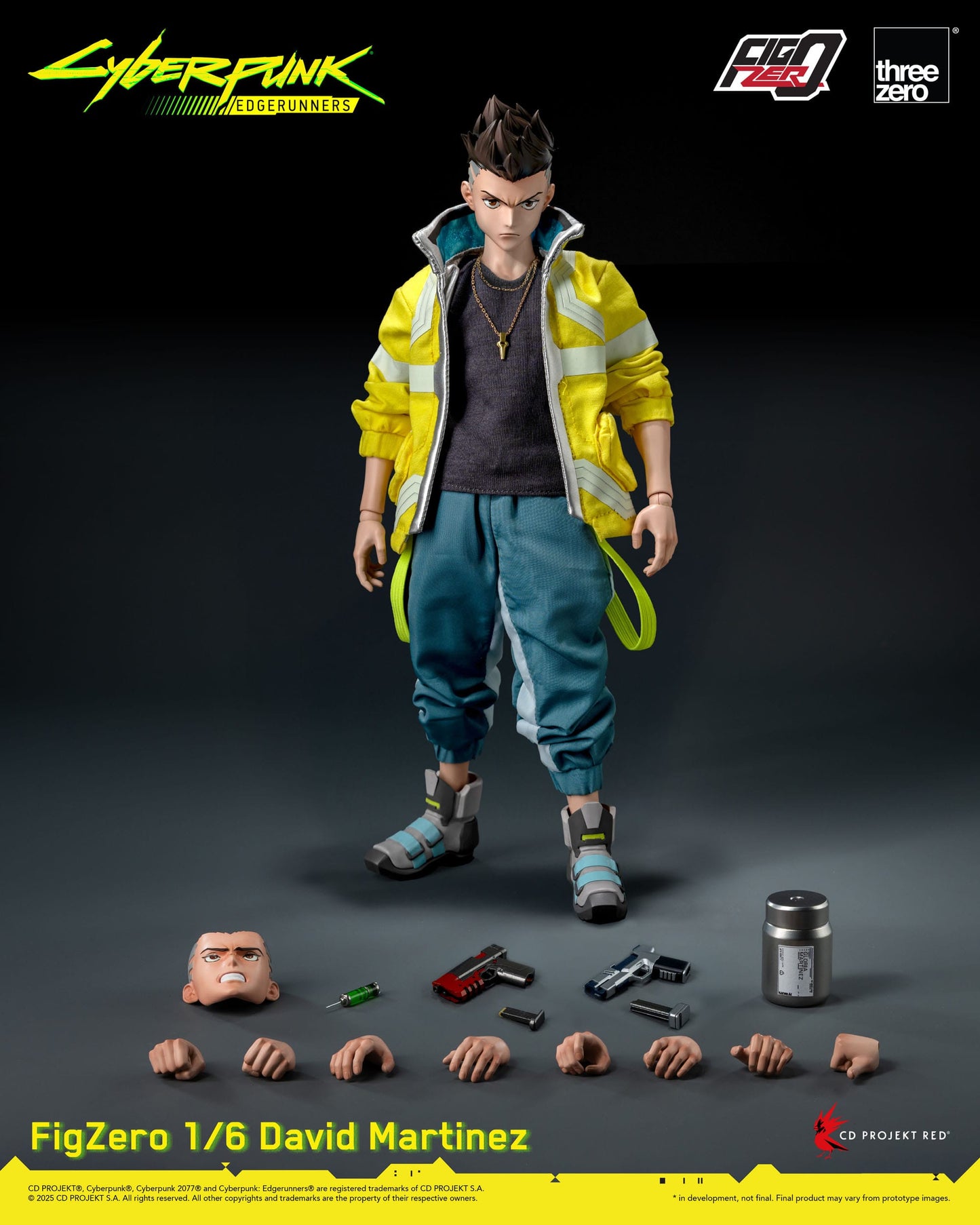 David Martinez Cyberpunk Edgerunners figurine FigZero 1/6 28cm - Rue Du Retro
