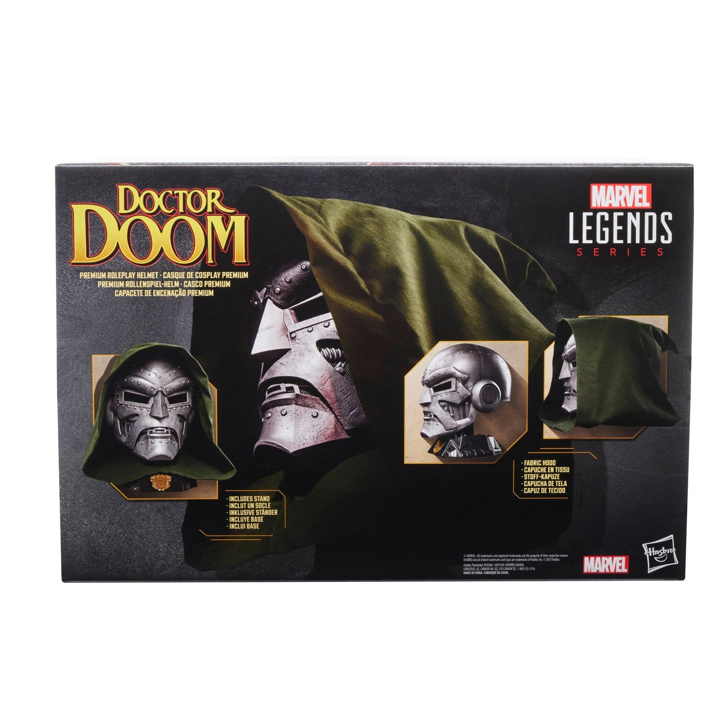 Doctor Doom Marvel Legends réplique Roleplay casque premium Hasbro