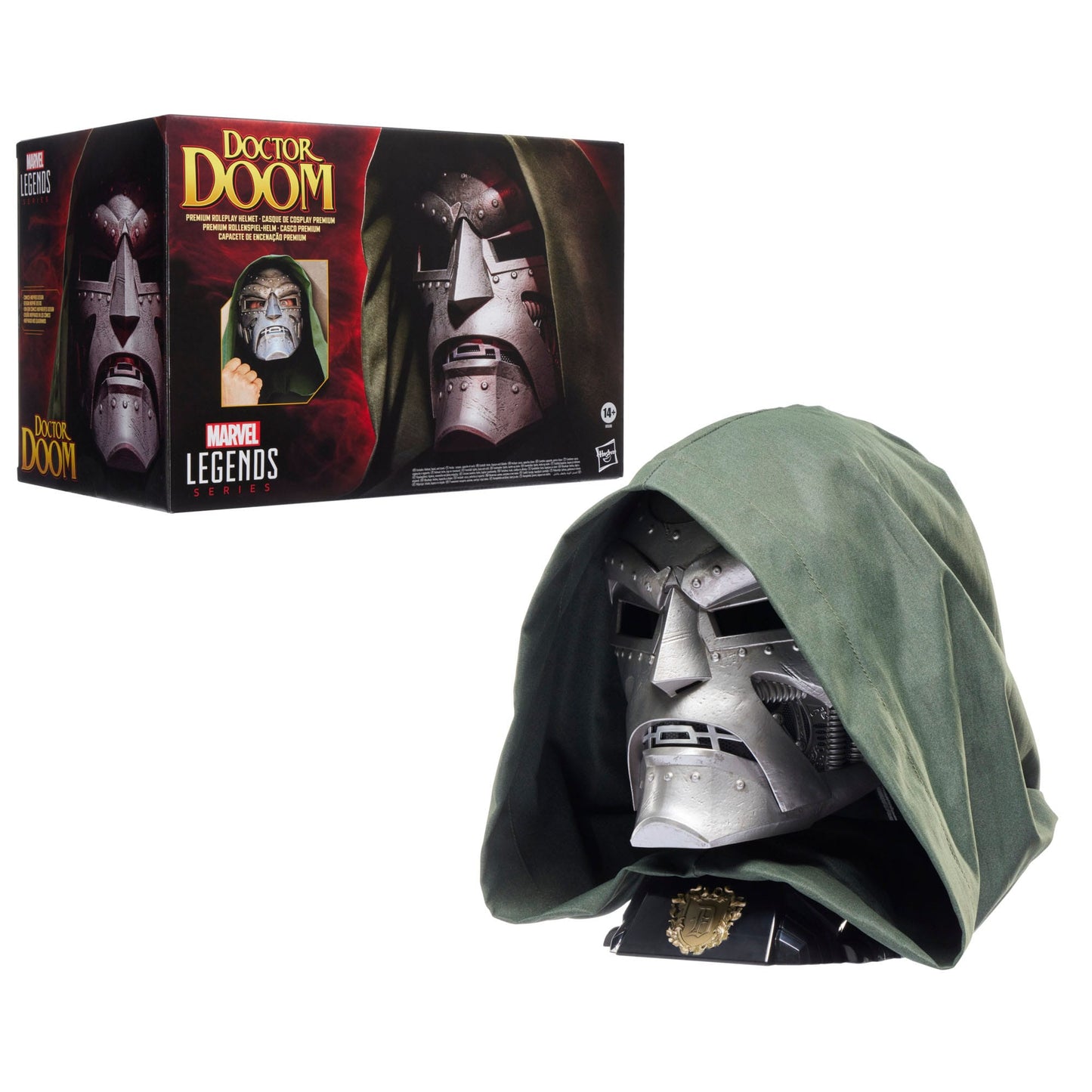 Doctor Doom Marvel Legends réplique Roleplay casque premium Hasbro