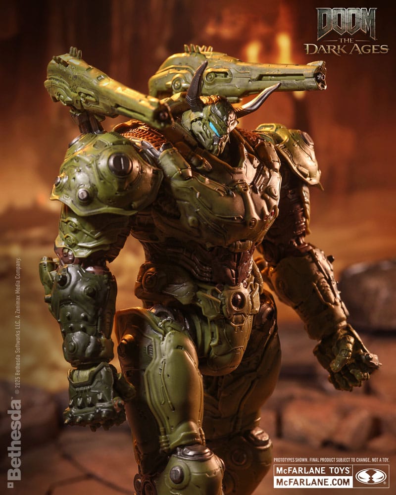 Doom The Dark Ages Slayer Atlan The Dark Ages 30cm - Rue Du Retro