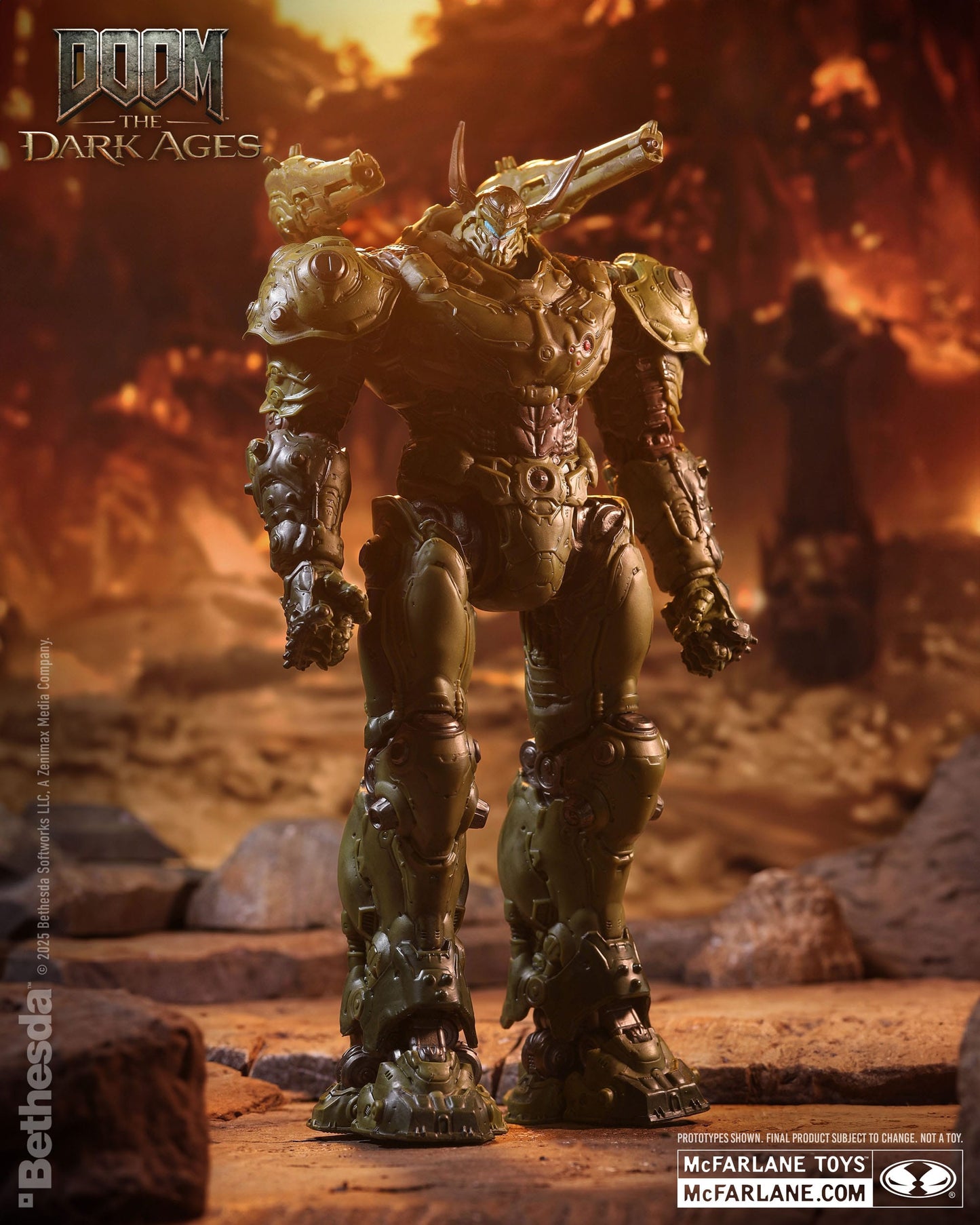 Doom The Dark Ages Slayer Atlan The Dark Ages 30cm - Rue Du Retro