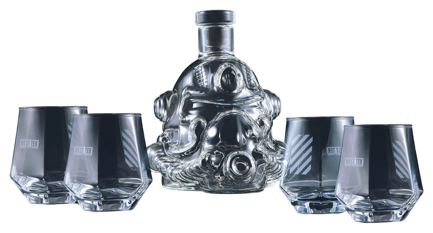 Fallout carafe avec 4 verres T-51 West Tek Ukonic