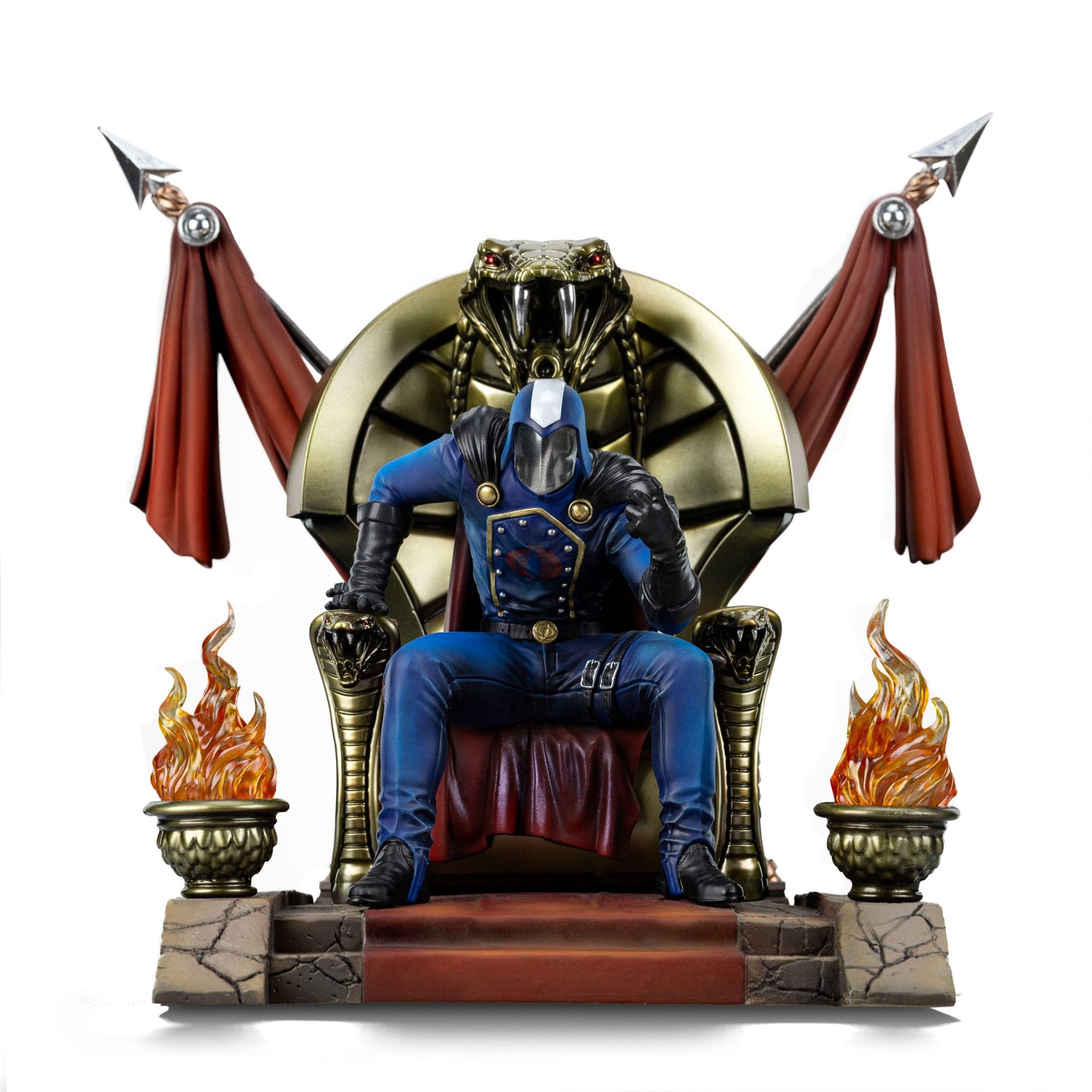 GI Joe Cobra Commander statuette Art Scale 25cm - Rue Du Retro