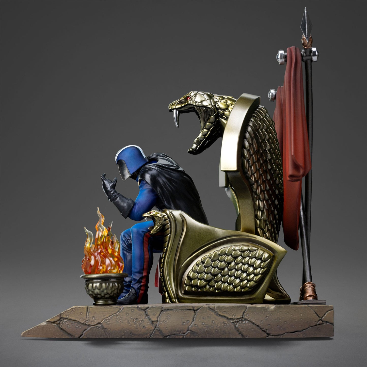 GI Joe Cobra Commander statuette Art Scale 25cm - Rue Du Retro