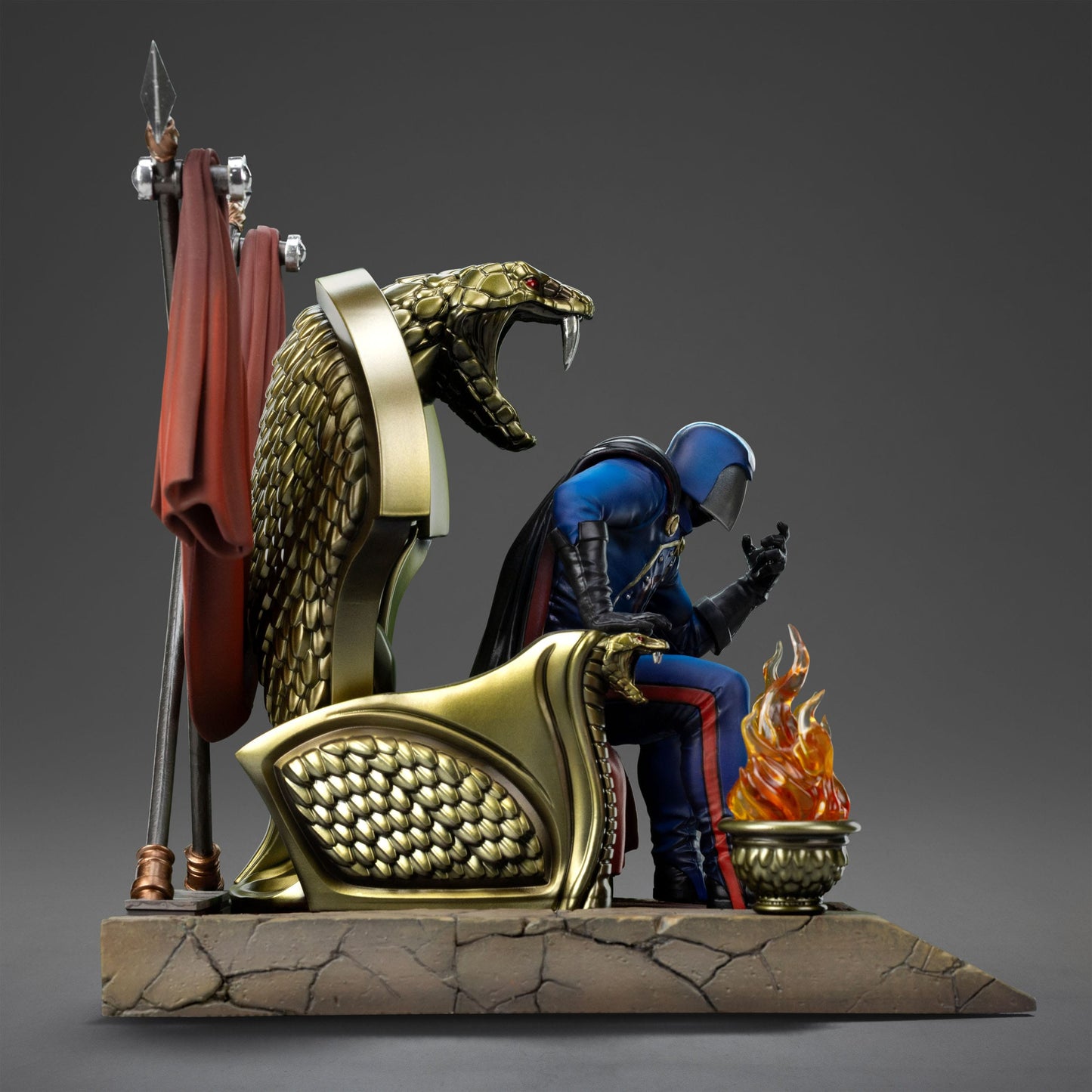 GI Joe Cobra Commander statuette Art Scale 25cm - Rue Du Retro