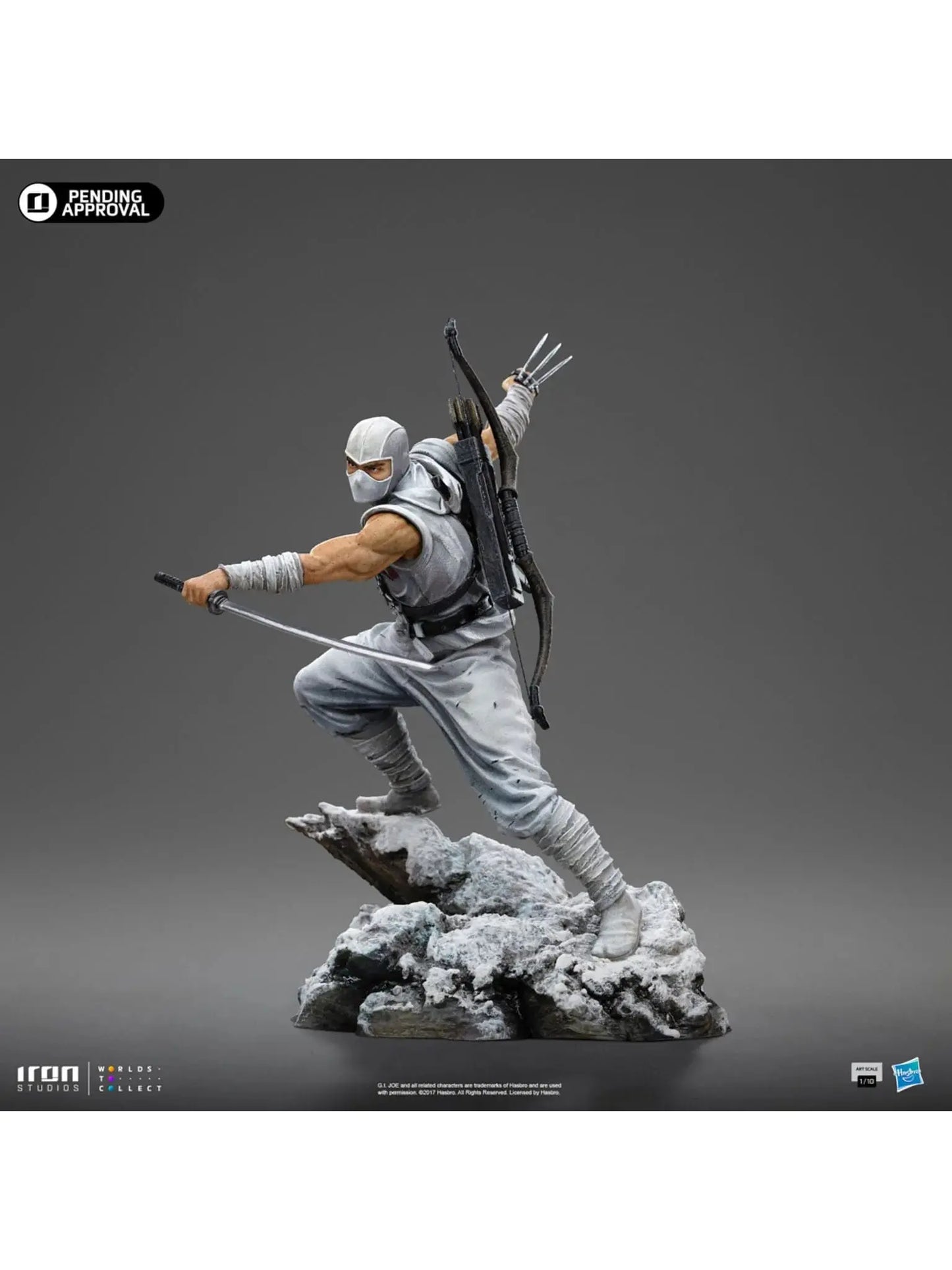 GI Joe Storm Shadow statuette Art Scale 23cm - Rue Du Retro