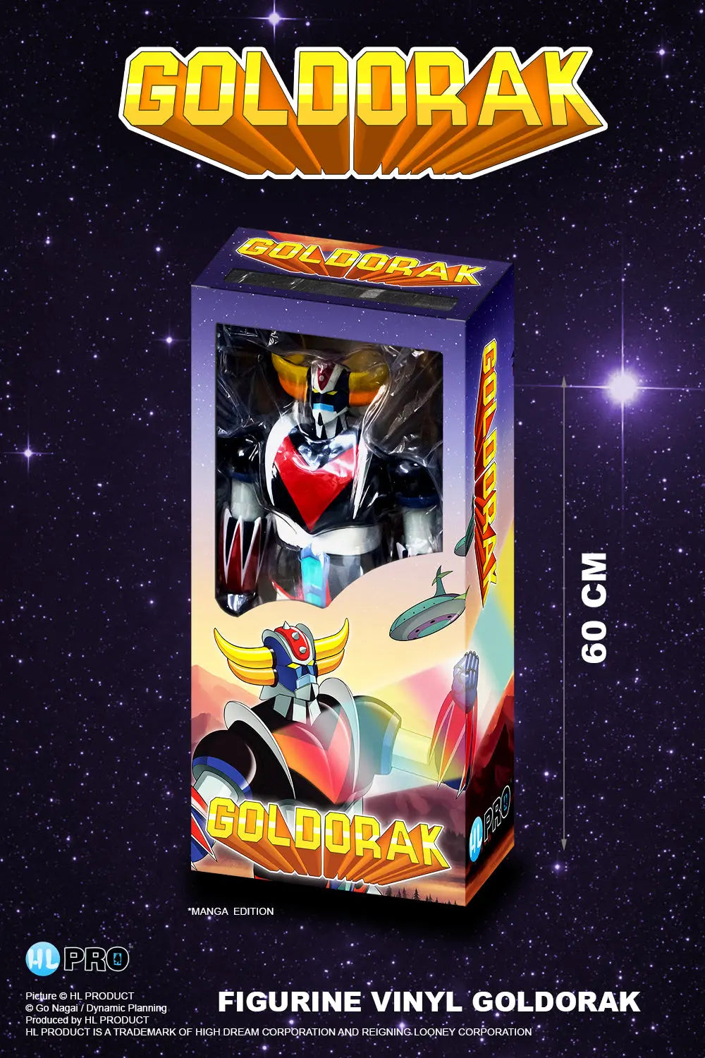 Goldorak 2020 Manga Version - 60 cm Tête rotative ! - Rue Du Retro