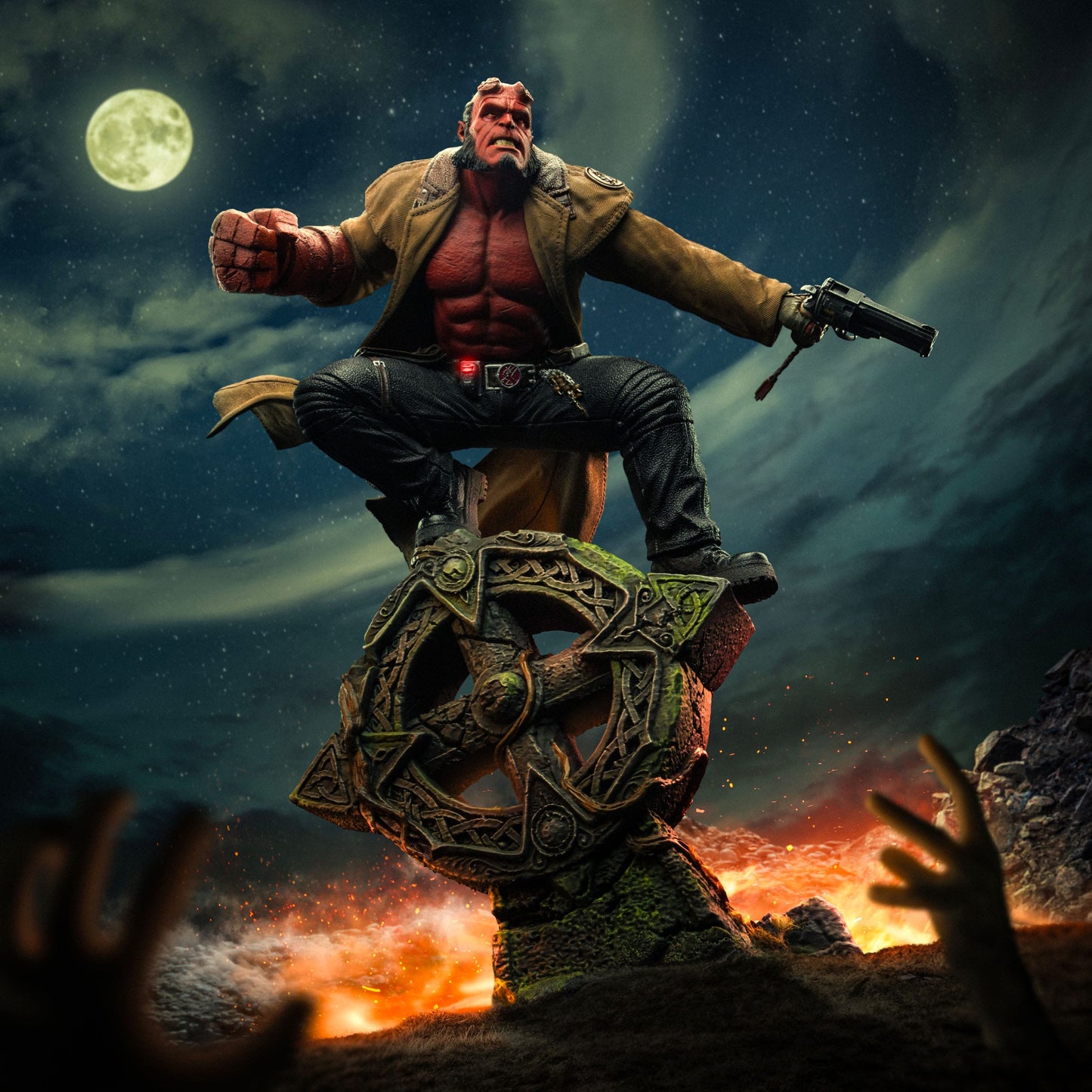 Hellboy 2 statuette 1/10 BDS Art Scale Hellboy 34 cm