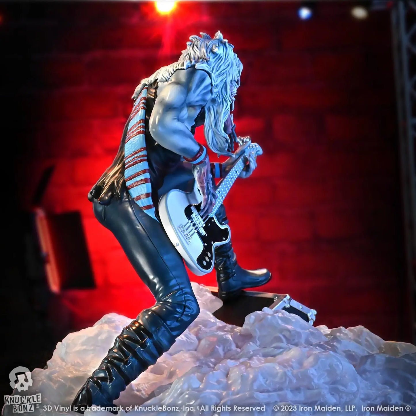 Iron Maiden Eddie Fear of the Dark statuette 3D Vinyl 20cm Knucklebonz