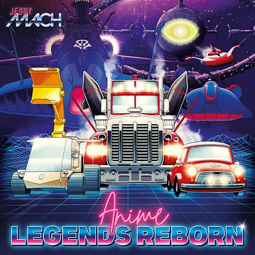 Vinyle Anime Legends Reborn 33 Tours Thème séries animé électro synthwave Télé 80