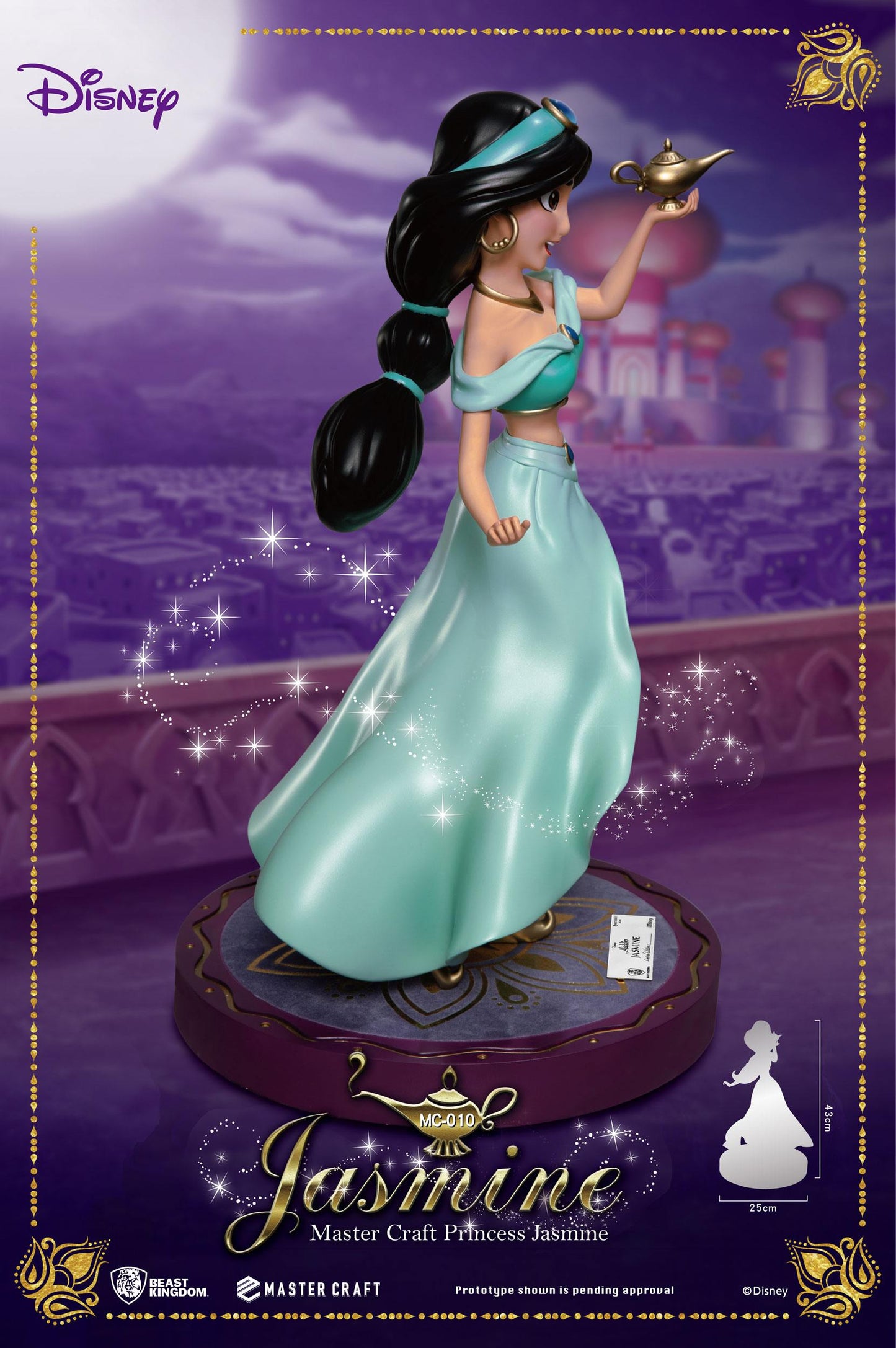Jasmine Disney Aladdin statuette Master Craft 38 cm - Rue Du Retro