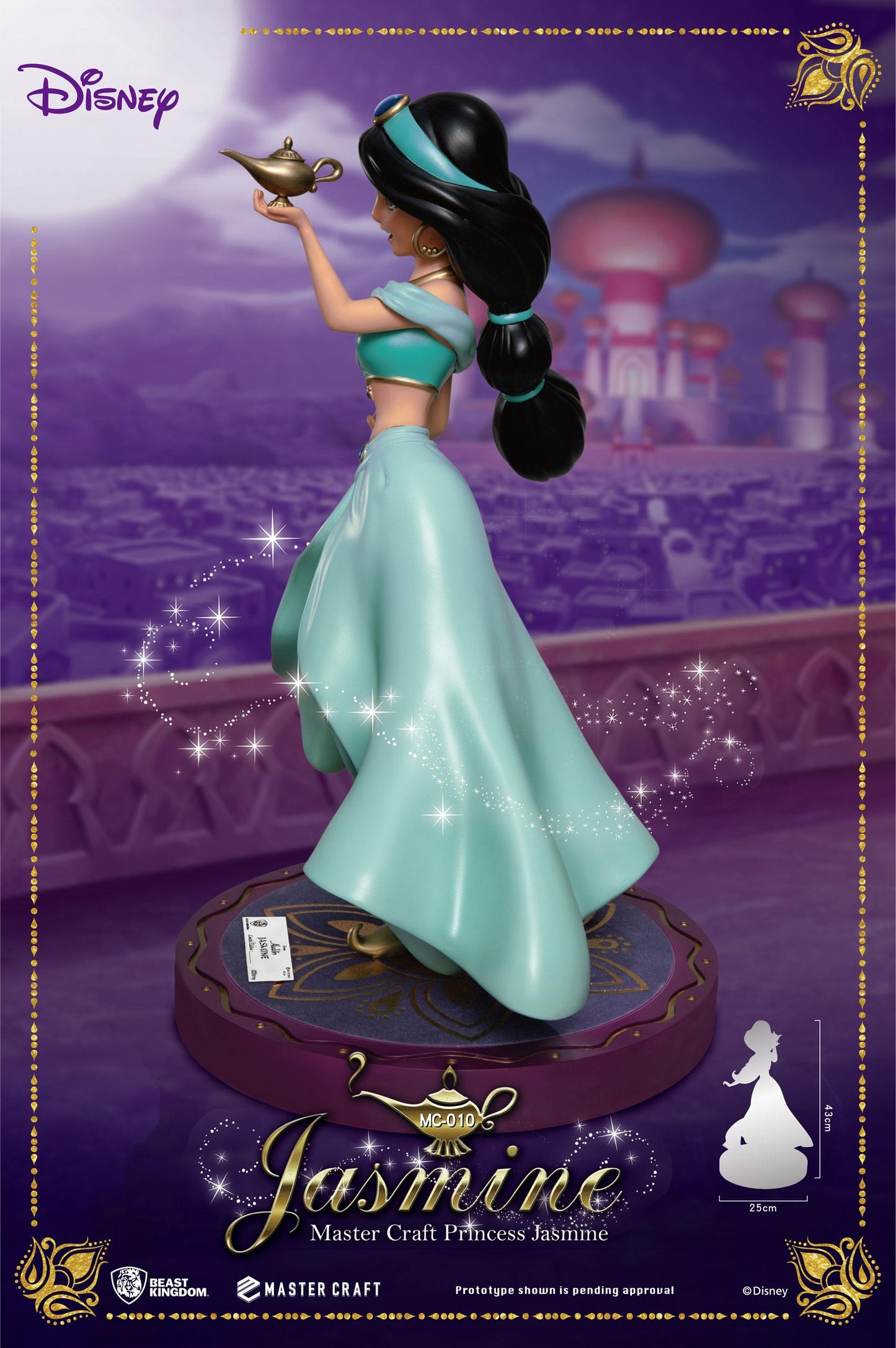 Jasmine Disney Aladdin statuette Master Craft 38 cm - Rue Du Retro