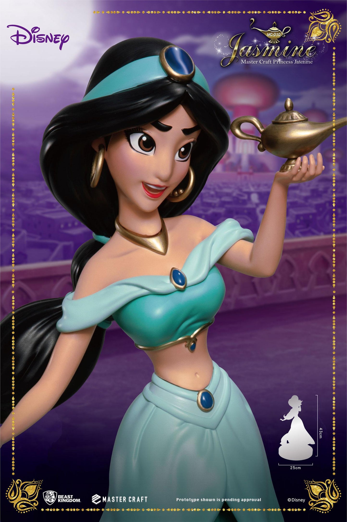 Jasmine Disney Aladdin statuette Master Craft 38 cm - Rue Du Retro