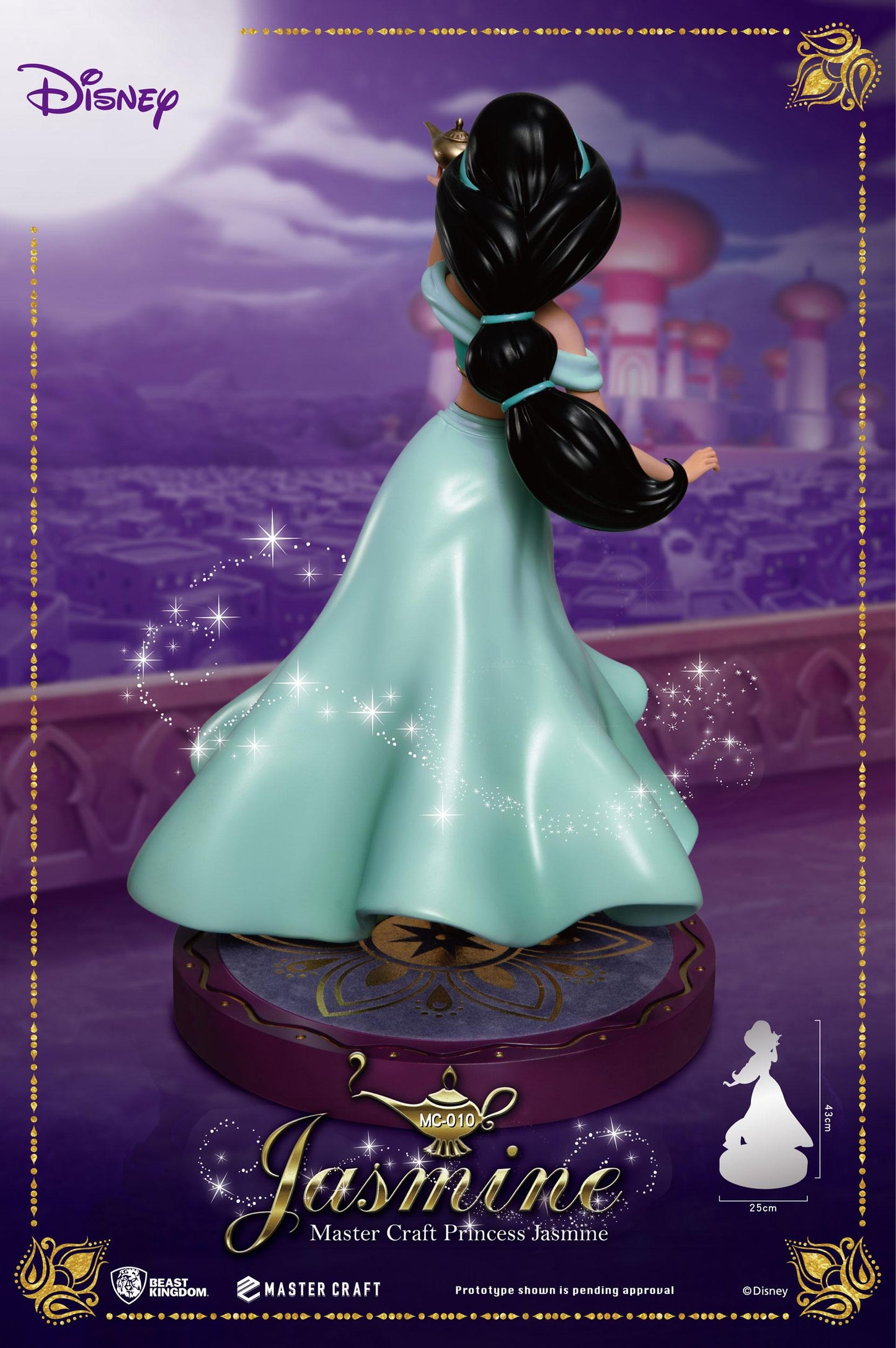 Jasmine Disney Aladdin statuette Master Craft 38 cm - Rue Du Retro