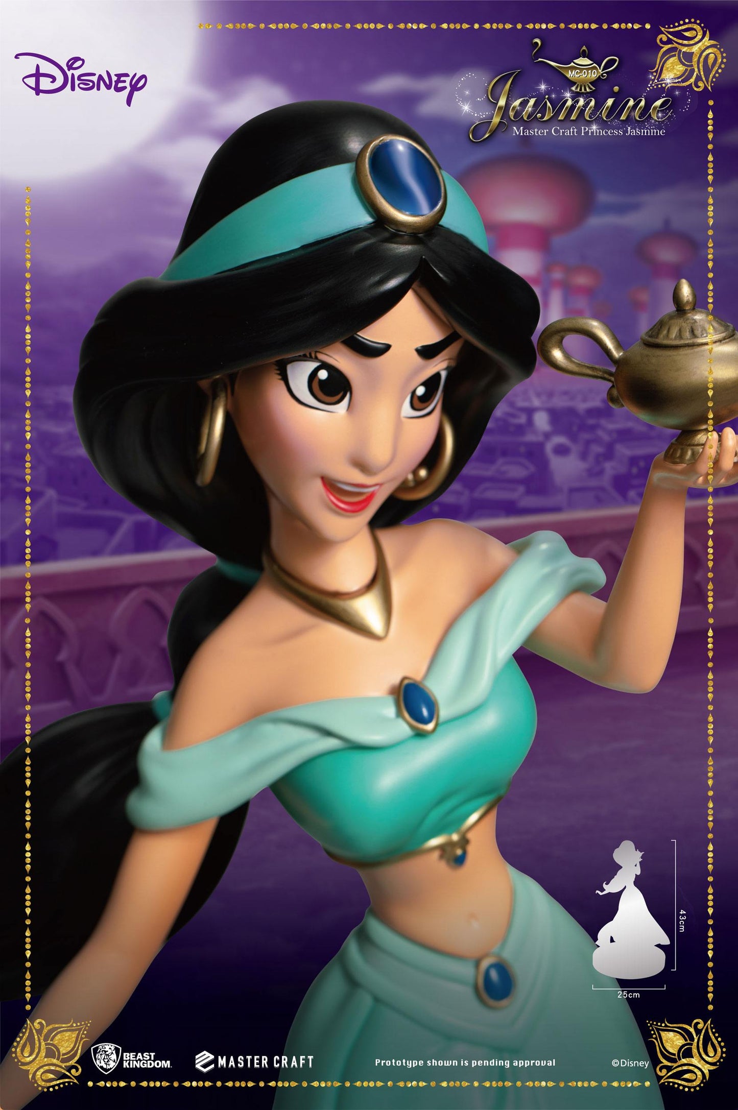 Jasmine Disney Aladdin statuette Master Craft 38 cm - Rue Du Retro