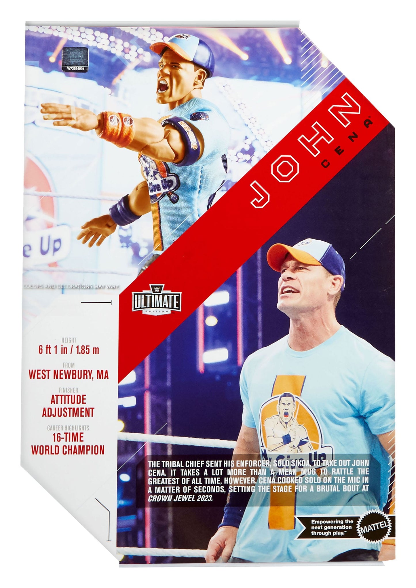 John Cena WWE Ultimate Edition figurine 15cm Mattel