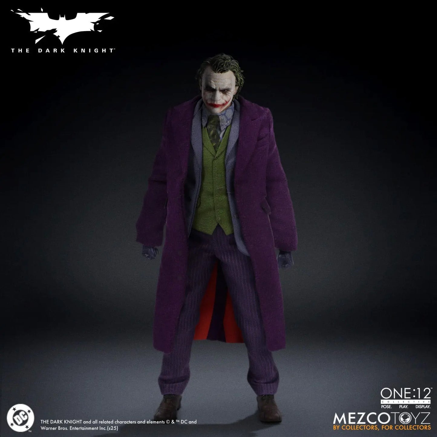 Joker Batman The Dark Knight : Le Chevalier noir figurine 1/12 17cm Mezco Toys