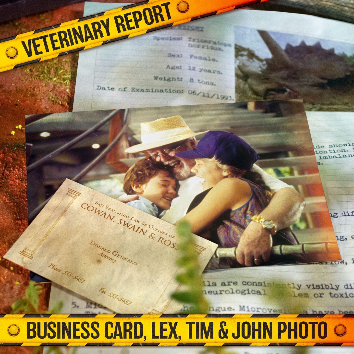 Jurassic Park coffret cadeau The Lost Memories Kit Doctor Collector